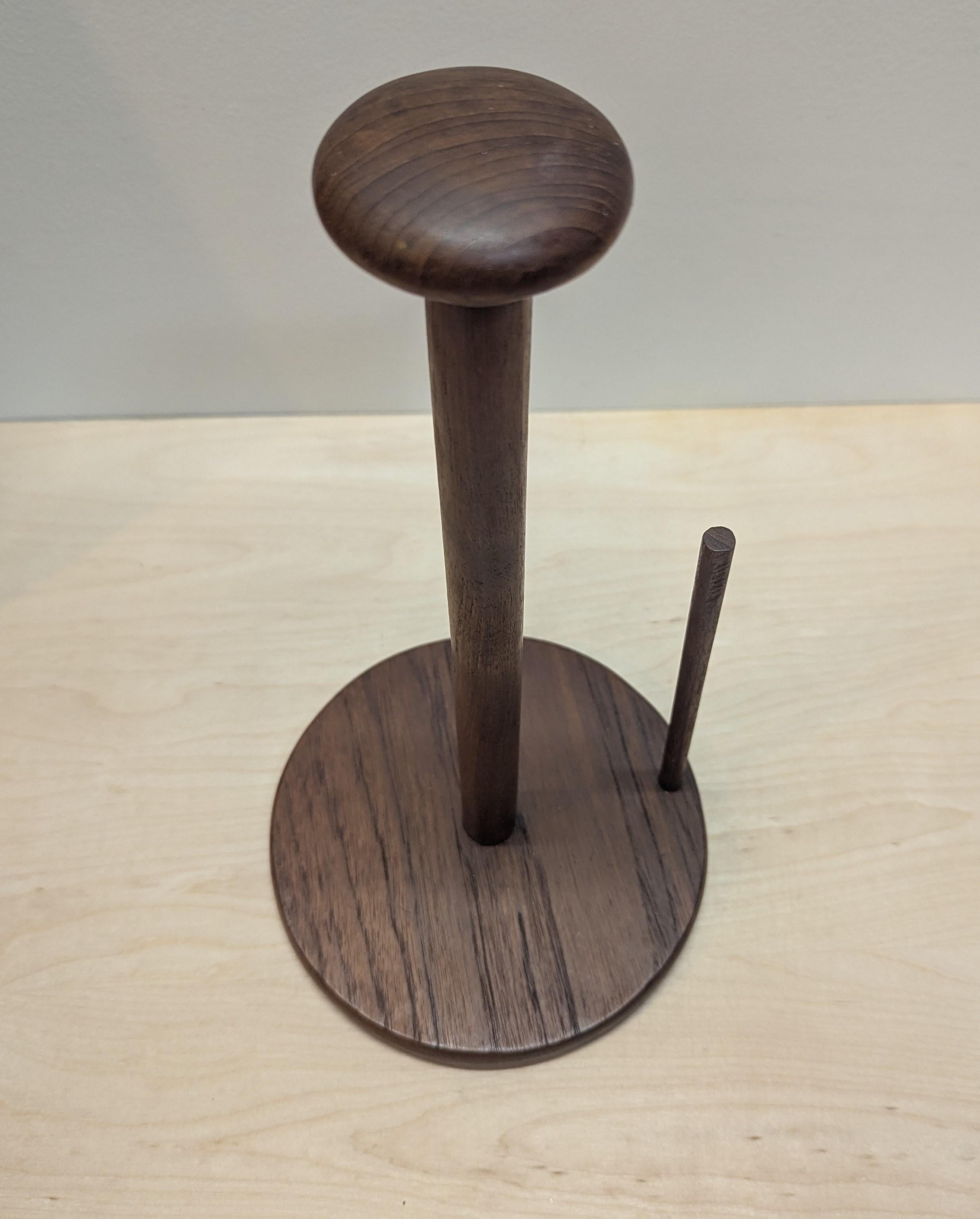 Mid Century Teakholz Salz Pfeffer, Tablett, Handtuch Set im Angebot 3