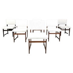 Mid century teak scandinavian dining chairs, 1960s