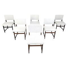 Mid century teak scandinavian dining chairs, 1960s