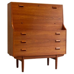 Mid-Century Teak Secretaire by Børge Mogensen 1960s