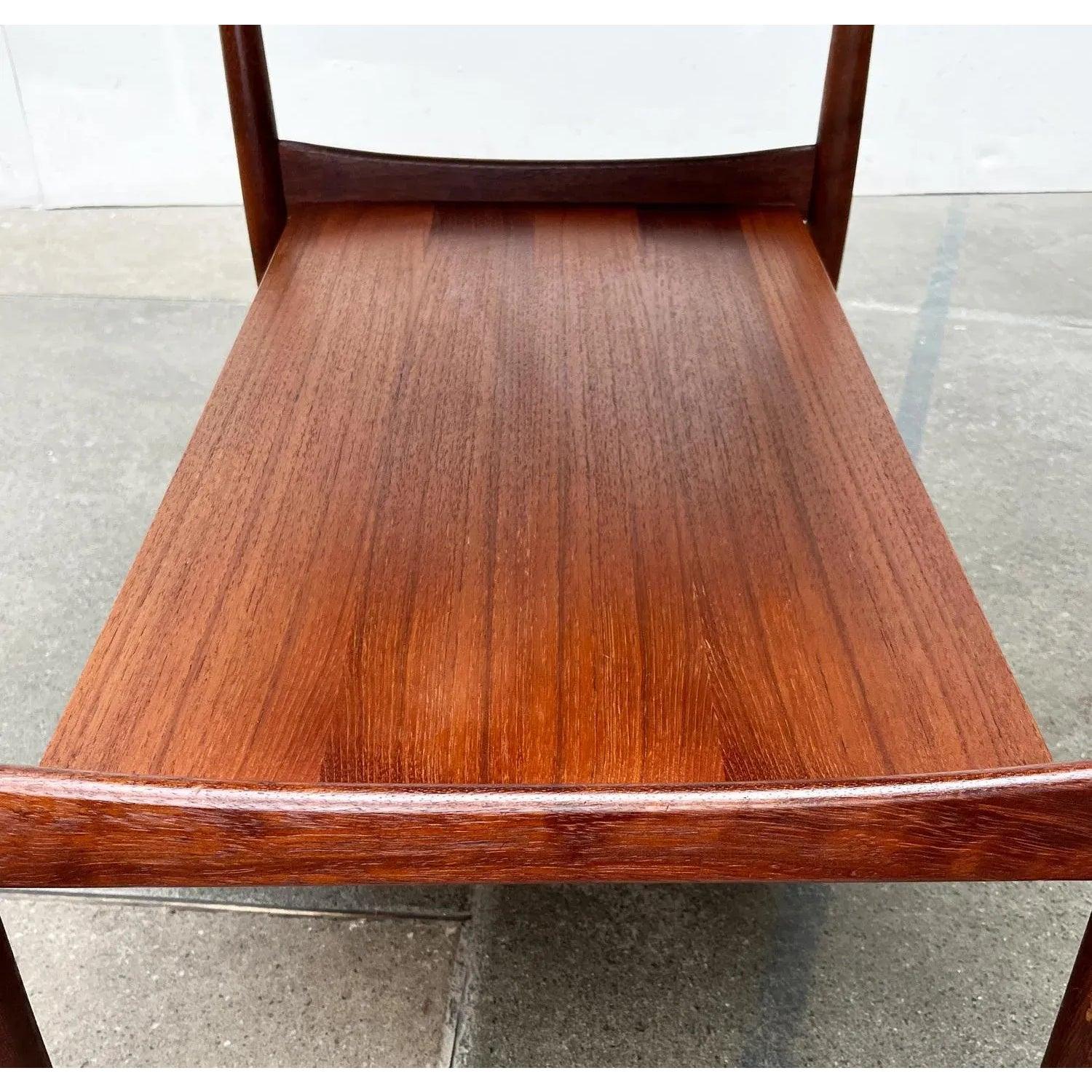 Mid-Century Teak Serving Bar Cart, 1960s For Sale 5