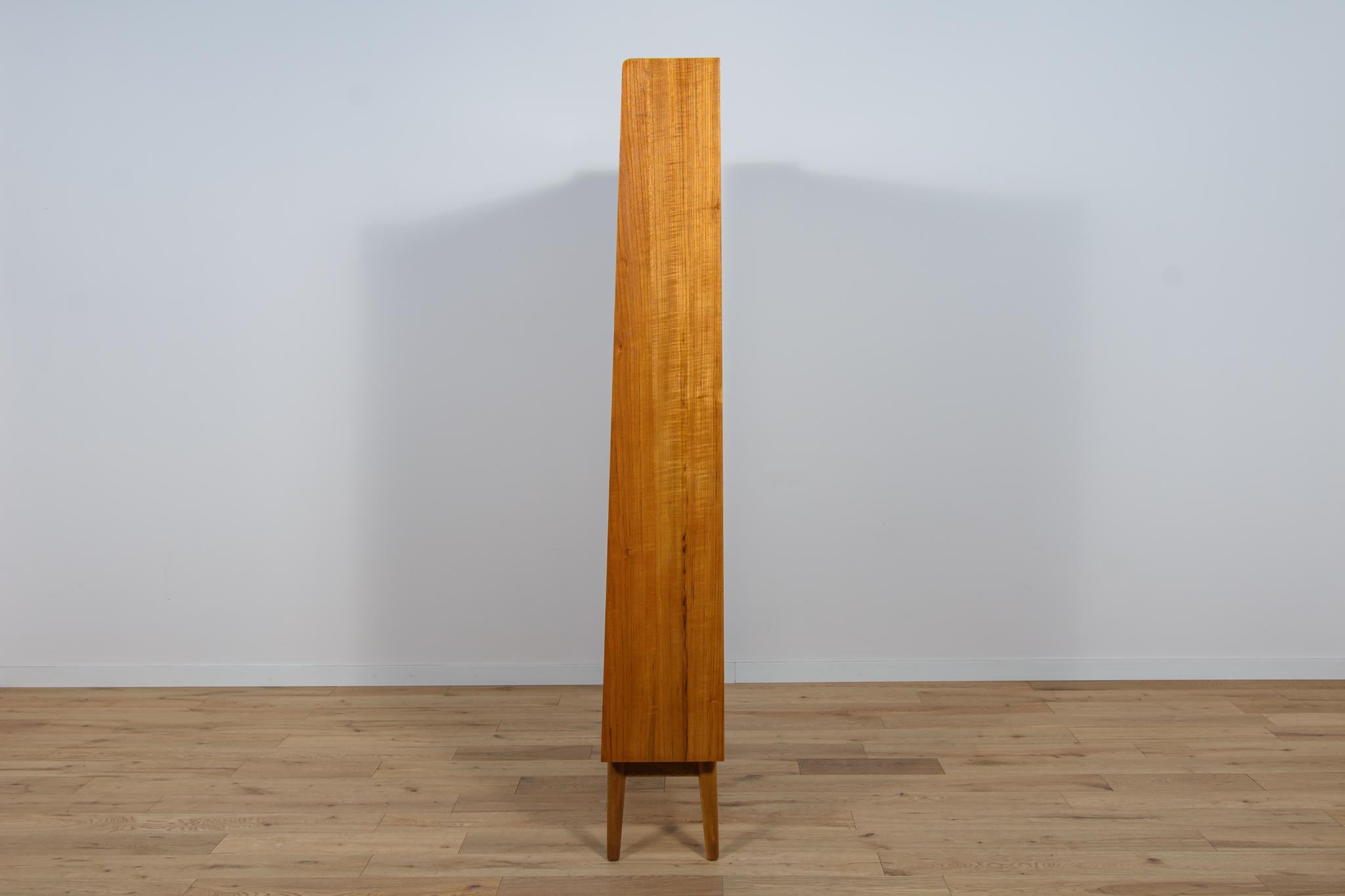 Woodwork Mid-Century Teak Shelf by Johannes Sorth for Bornholm, 1960s For Sale