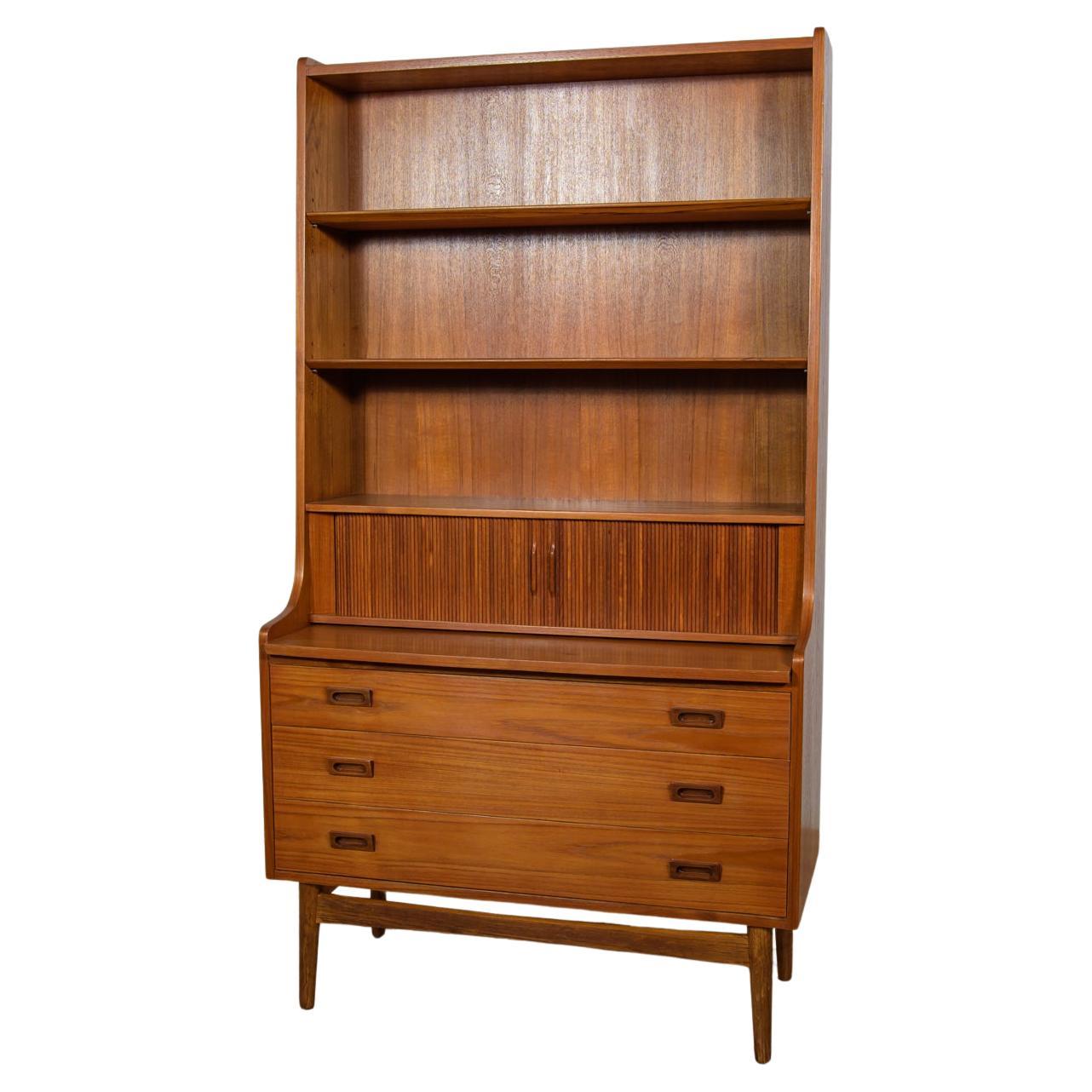 Mid-Century Teak Shelf by Johannes Sorth for Bornholm, Denmark, 1960s