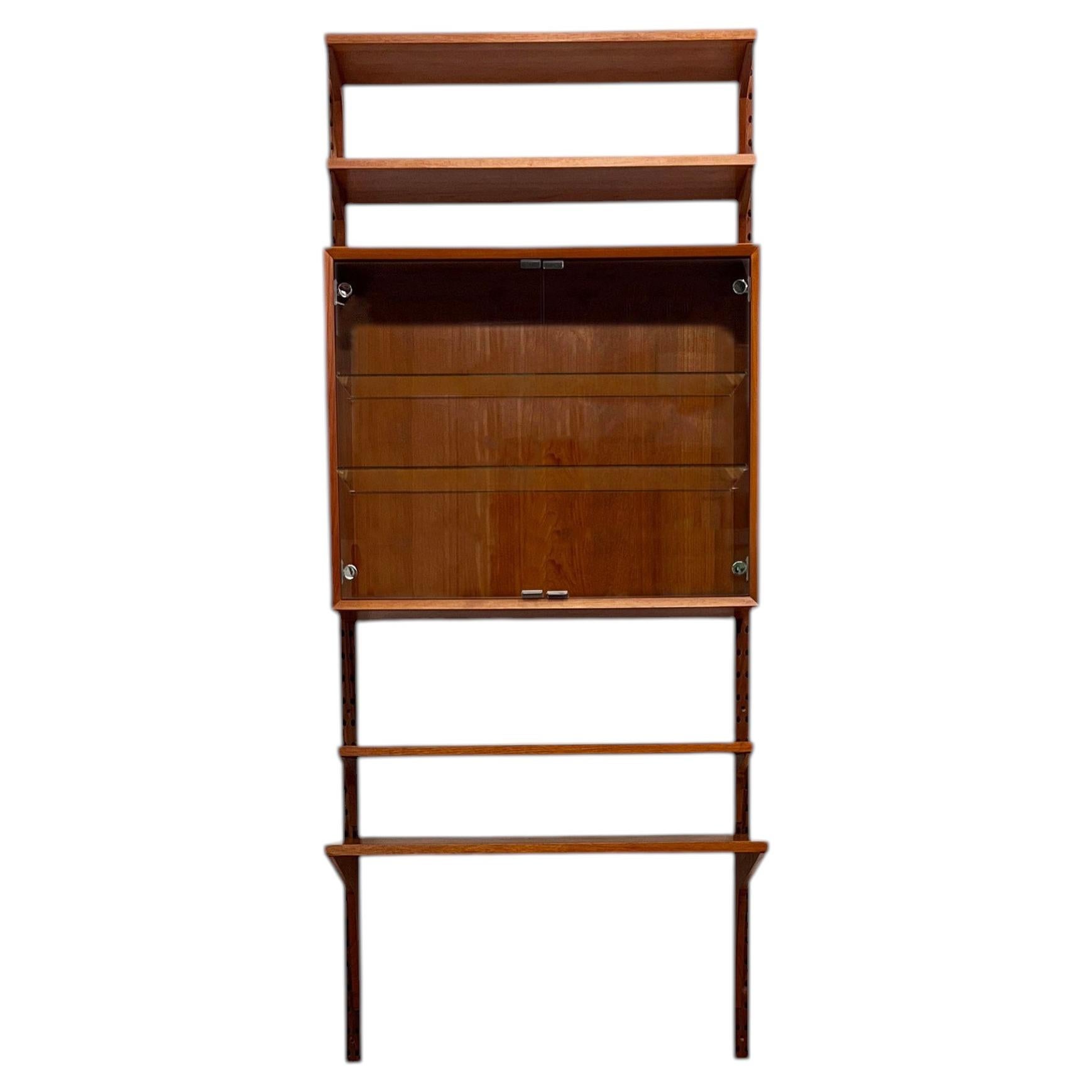 Mid Century Teak Shelving System by P. Cadovius - Danish Wall Unit, Royal System For Sale