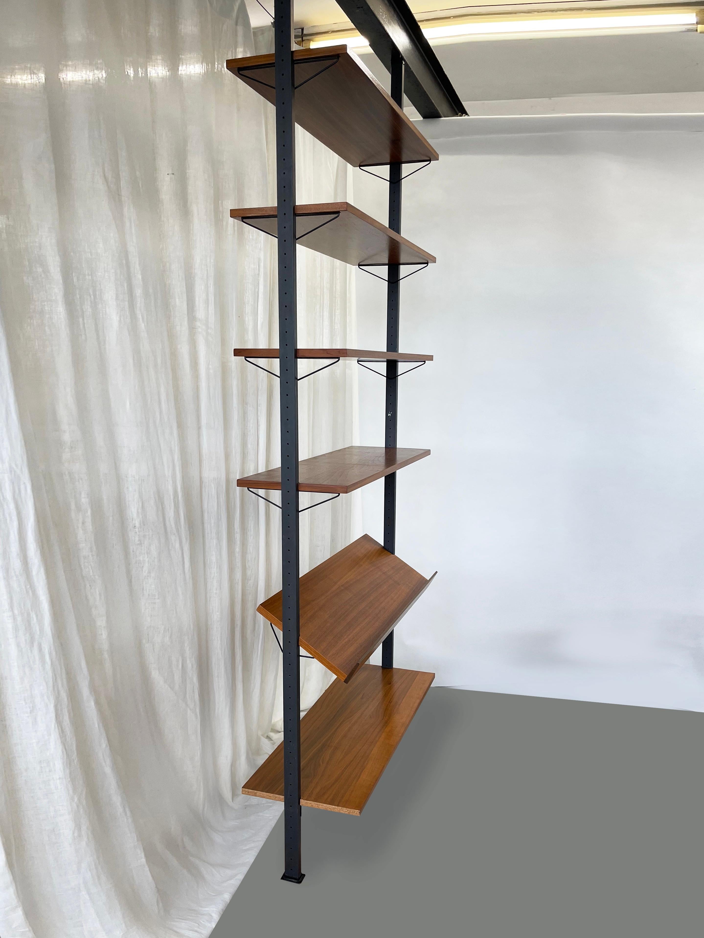 Hand-Crafted Mid-Century Teak Shelving System PIRA by Olof Pira for Planmöbel , 1970s Sweden
