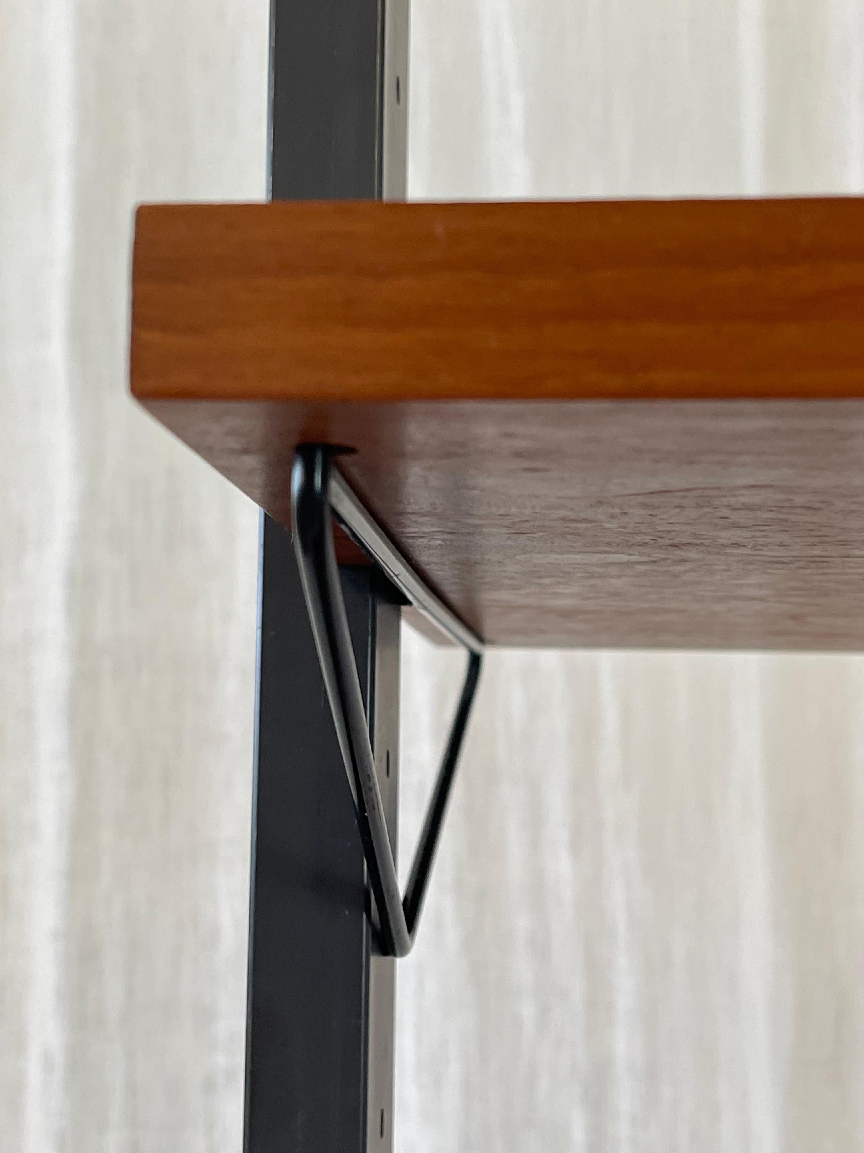 Mid-Century Teak Shelving System PIRA by Olof Pira for Planmöbel , 1970s Sweden 1