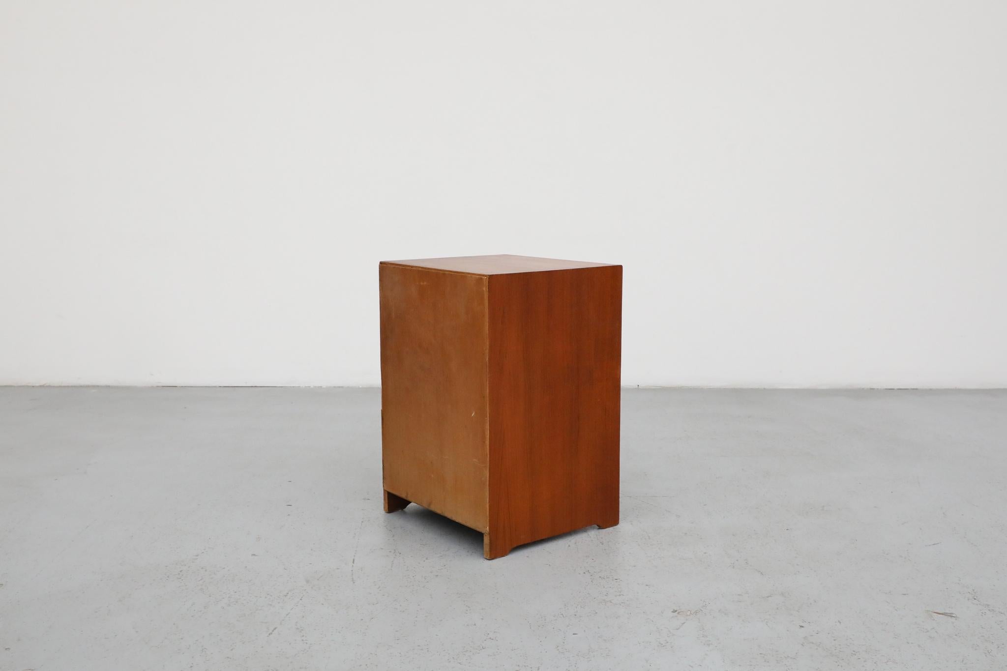 Mid-Century Teak Side Cabinet ‘Desk Mate’ with Record Storage For Sale 2