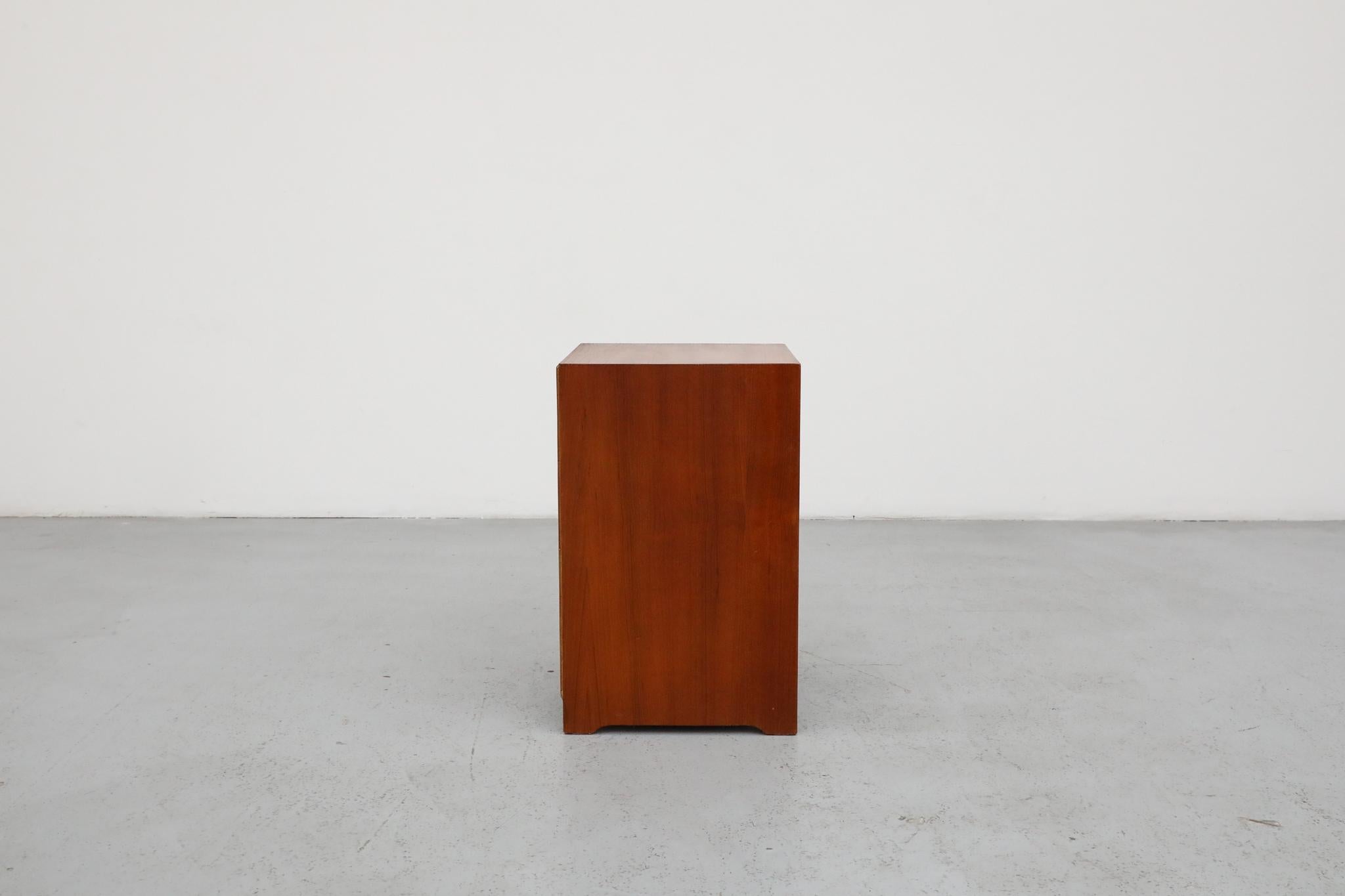 Mid-Century Teak Side Cabinet ‘Desk Mate’ with Record Storage For Sale 3