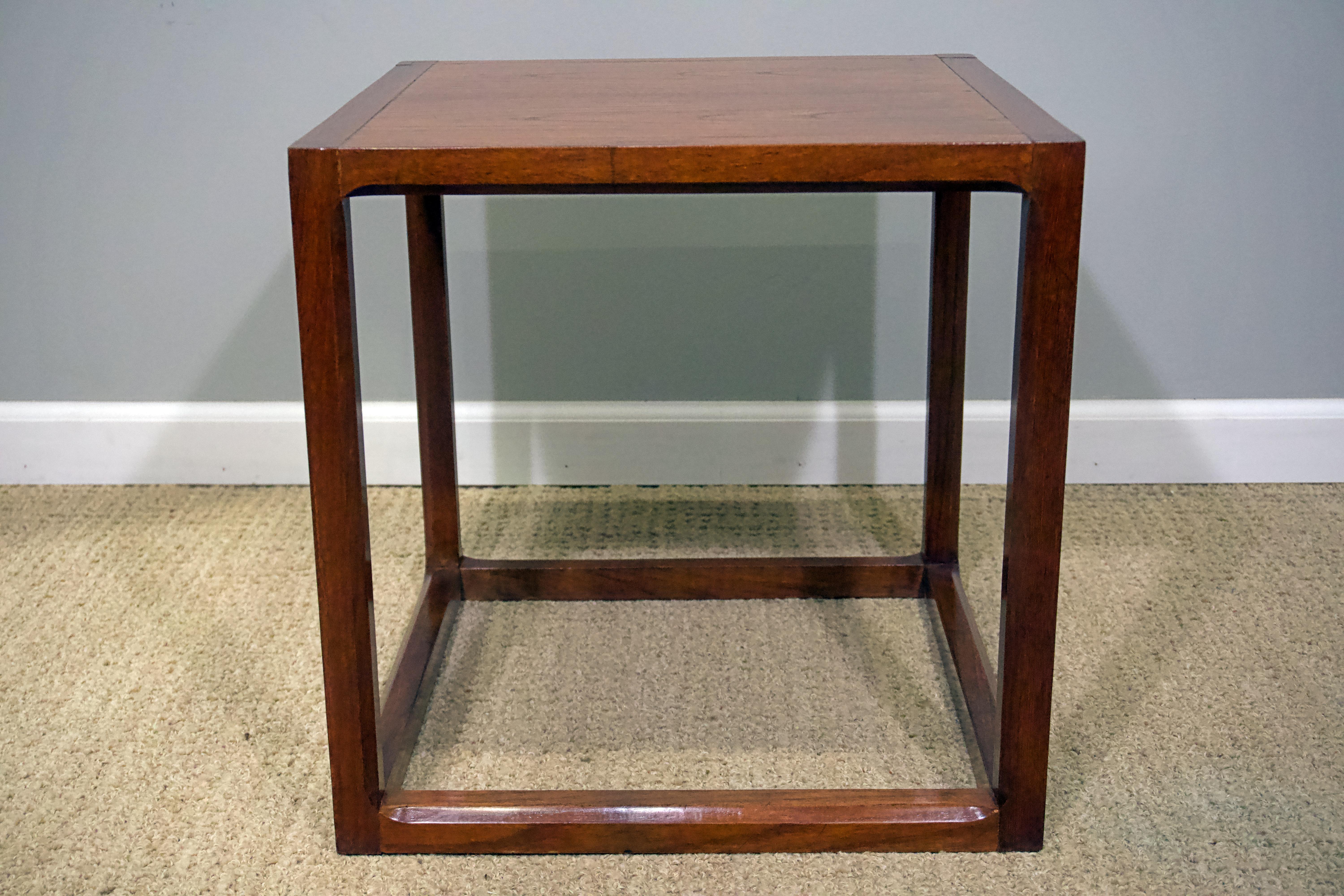 American midcentury teak side table.