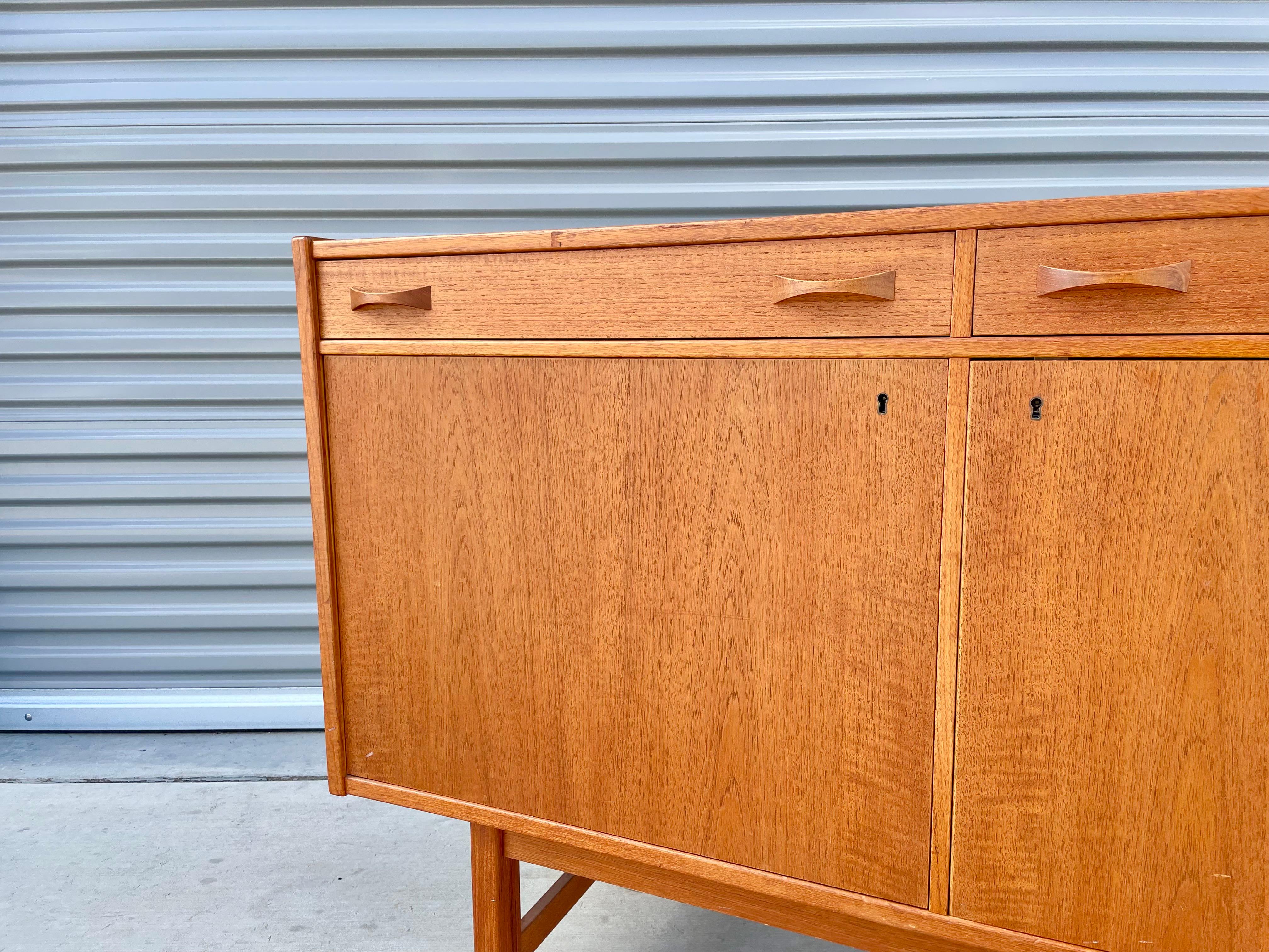 Mid Century Teak Sideboard by Age Olofsson for Ulferts Mobler For Sale 5