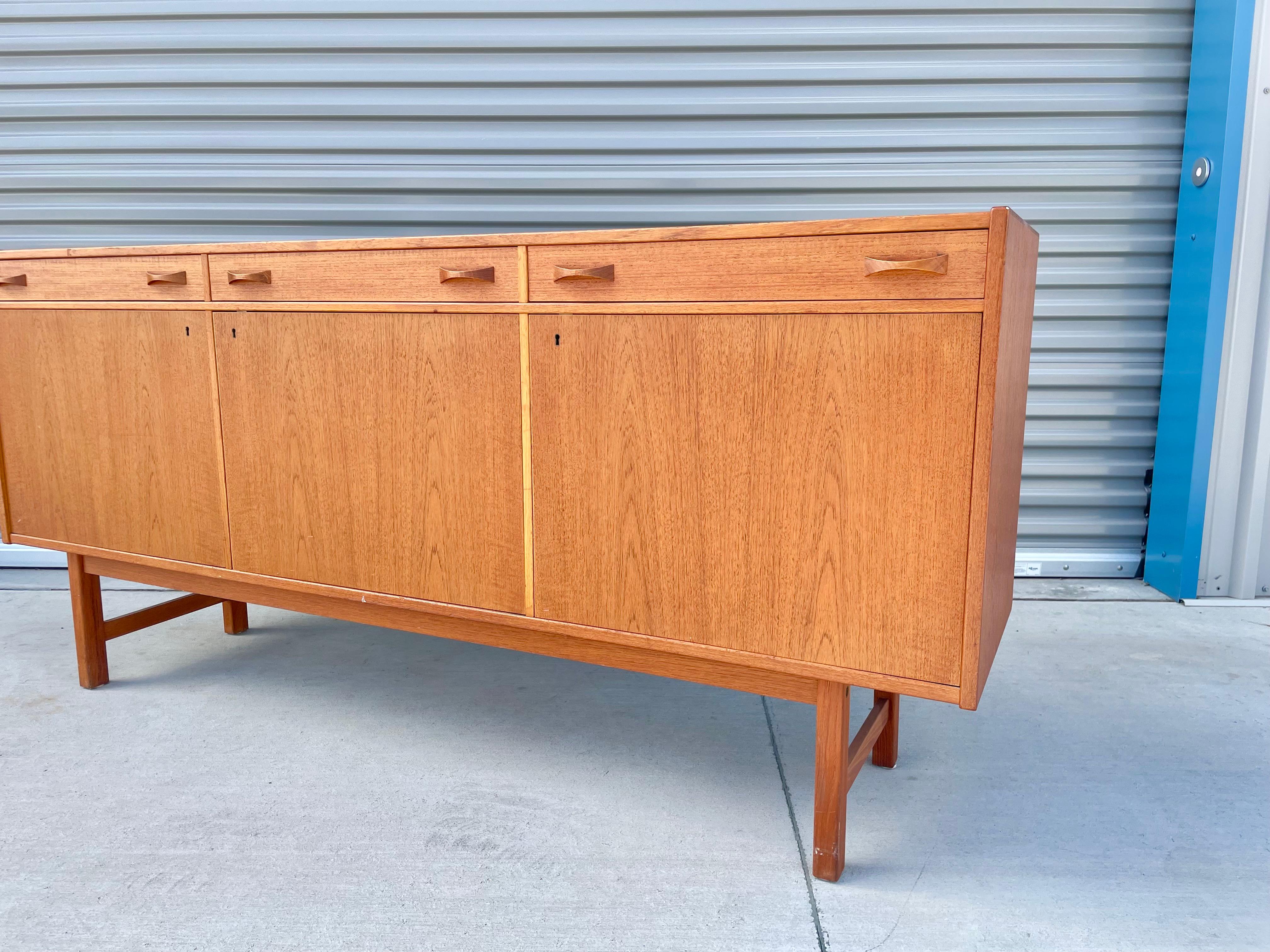 Mid Century Teak Sideboard by Age Olofsson for Ulferts Mobler For Sale 6