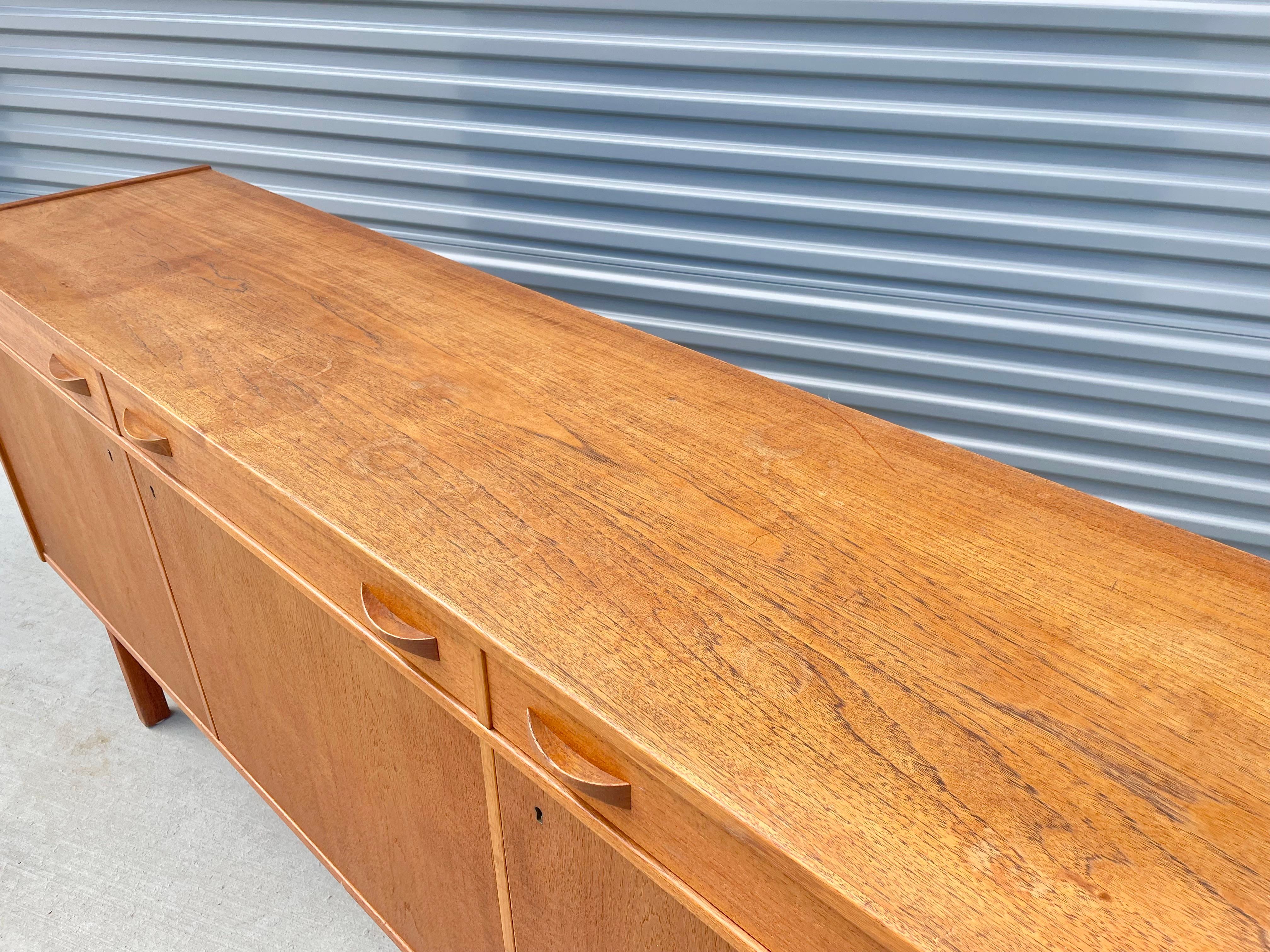 Mid Century Teak Sideboard by Age Olofsson for Ulferts Mobler For Sale 1