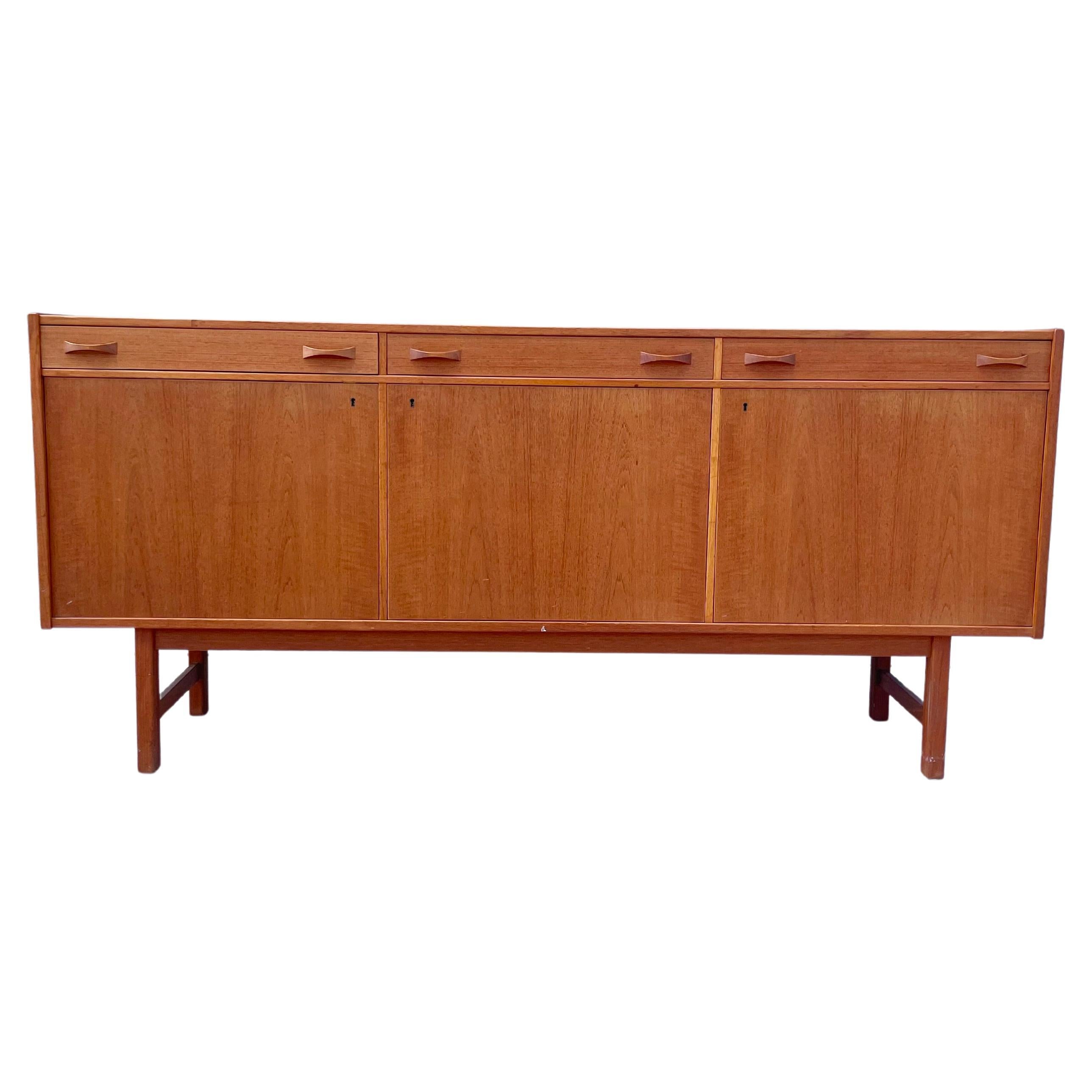 Mid Century Teak Sideboard by Age Olofsson for Ulferts Mobler For Sale