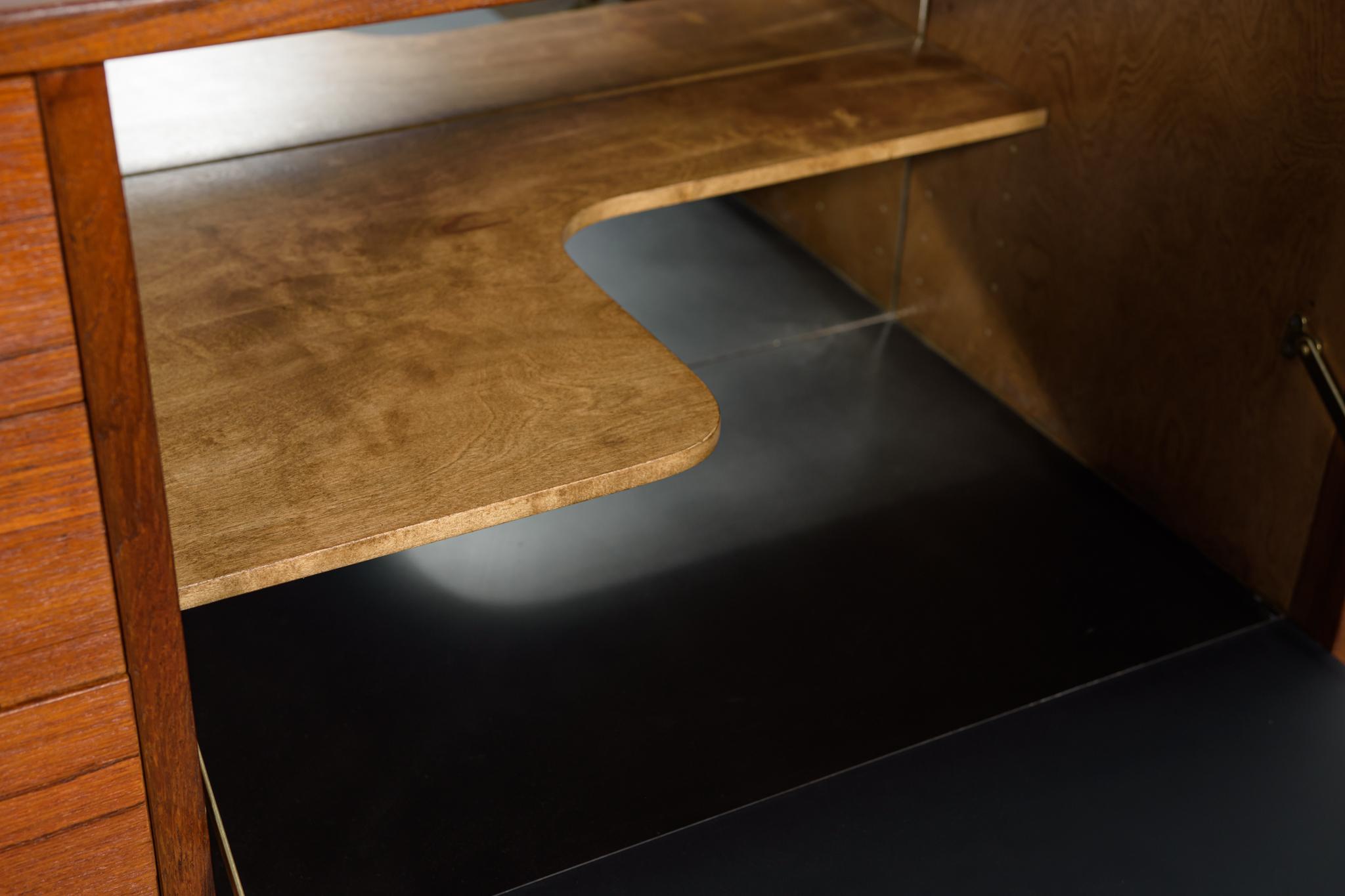 Mid-Century Teak Sideboard by Nils Jonsson for Hugo Troeds, Sweden, 1960s For Sale 7