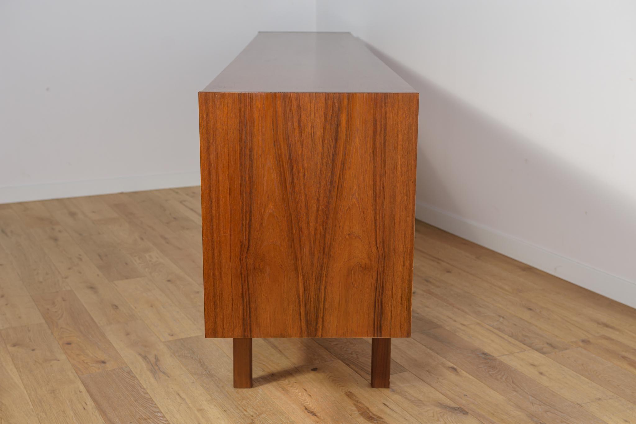 Woodwork Mid-Century Teak Sideboard by Nils Jonsson for Hugo Troeds, Sweden, 1960s For Sale