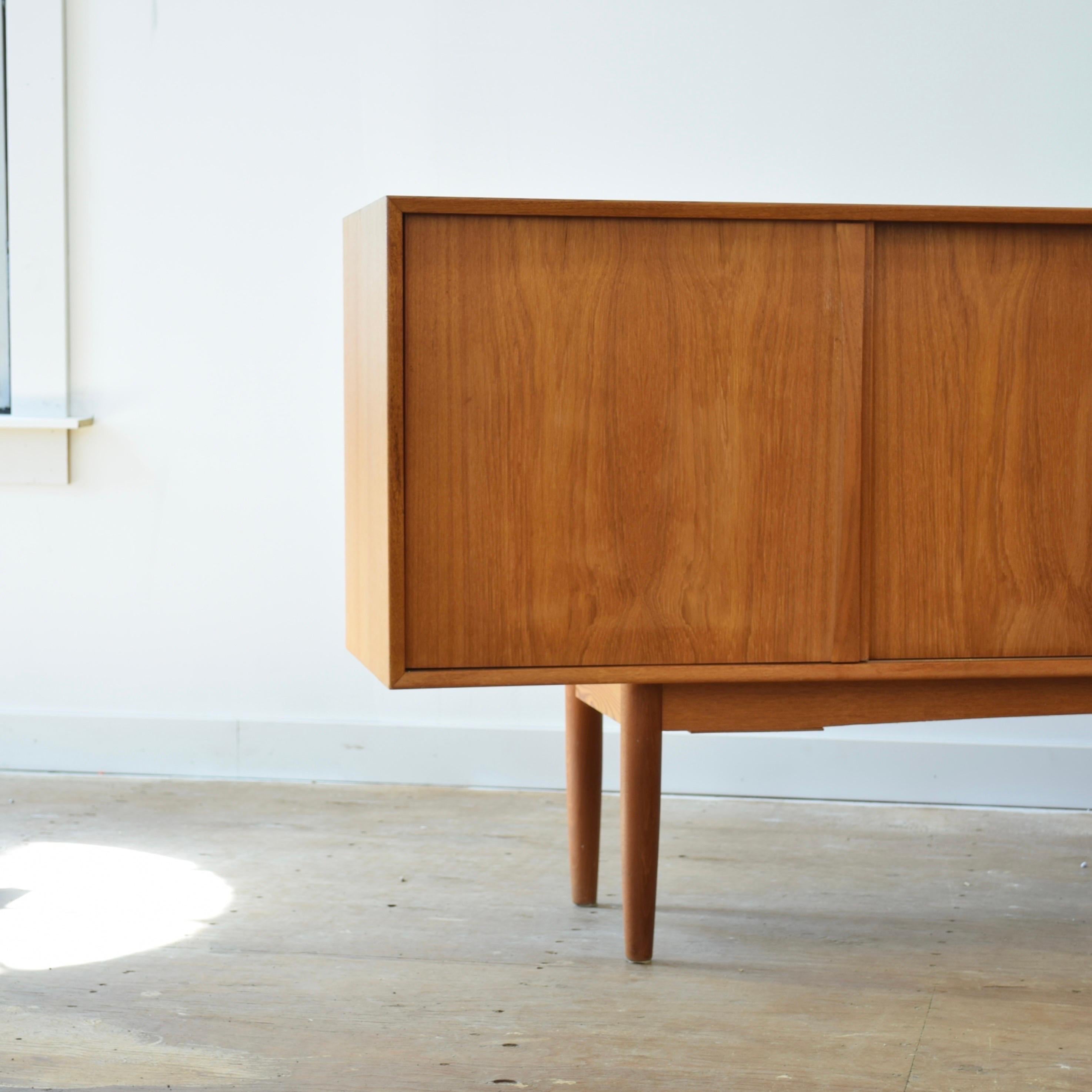 Mid Century Teak Sideboard by S.T.M. Møbler In Good Condition In Puslinch, ON