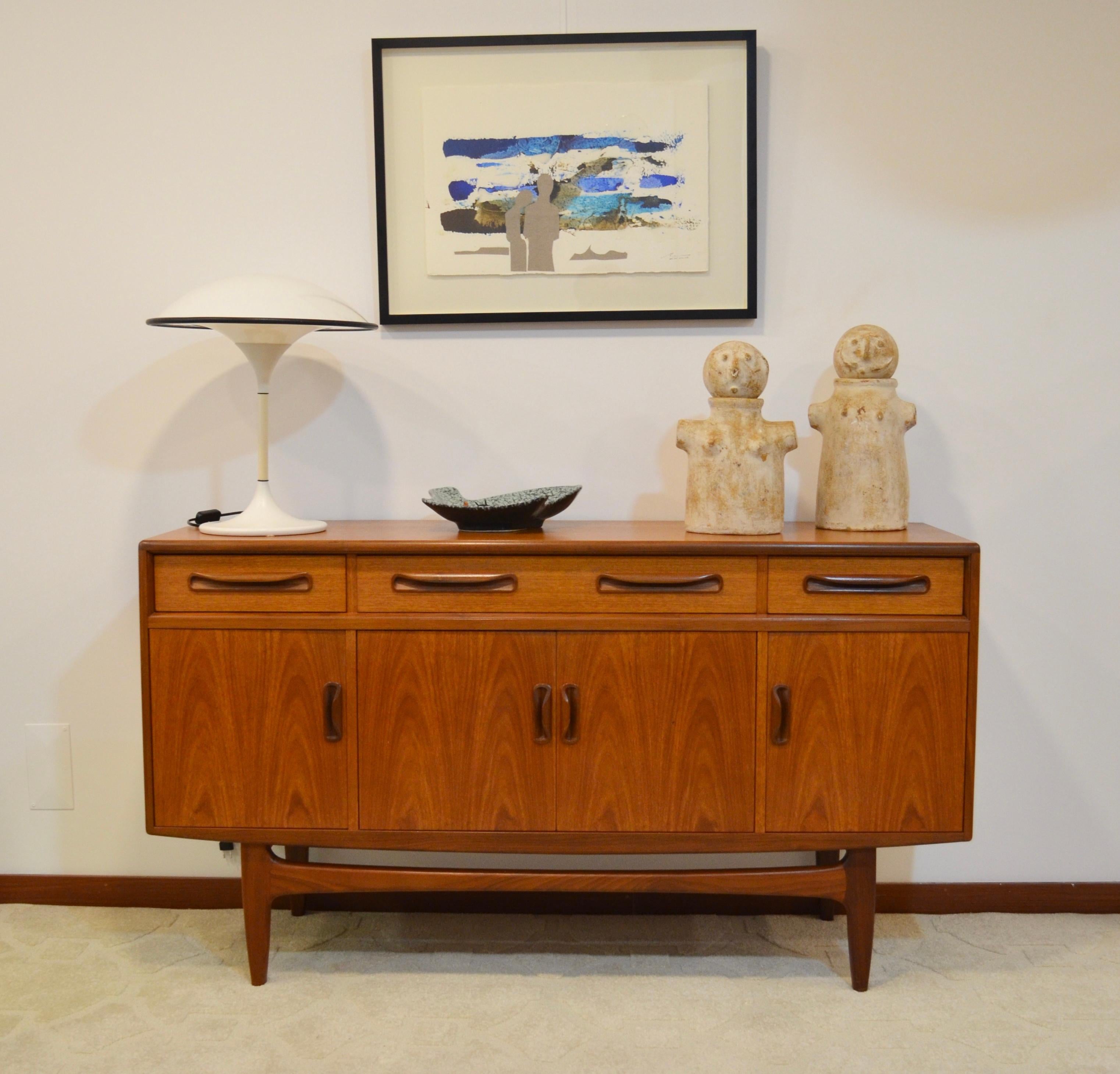 Mid-20th Century Midcentury Teak Sideboard by v. Wilkins for G-Plan, 60s For Sale
