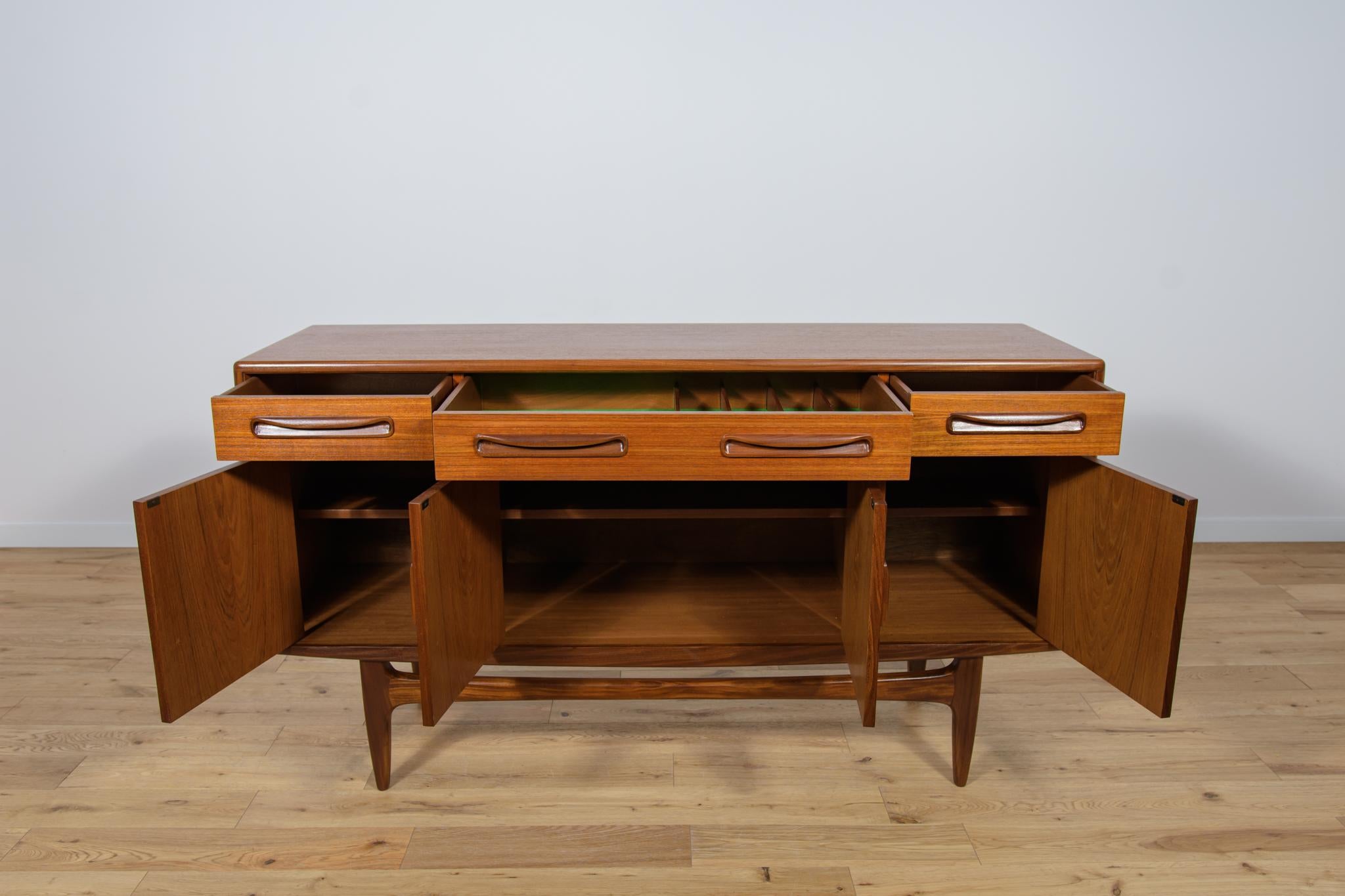 Mid-20th Century Mid-Century Teak Sideboard by Victor Wilkins for G-Plan, 1960s For Sale