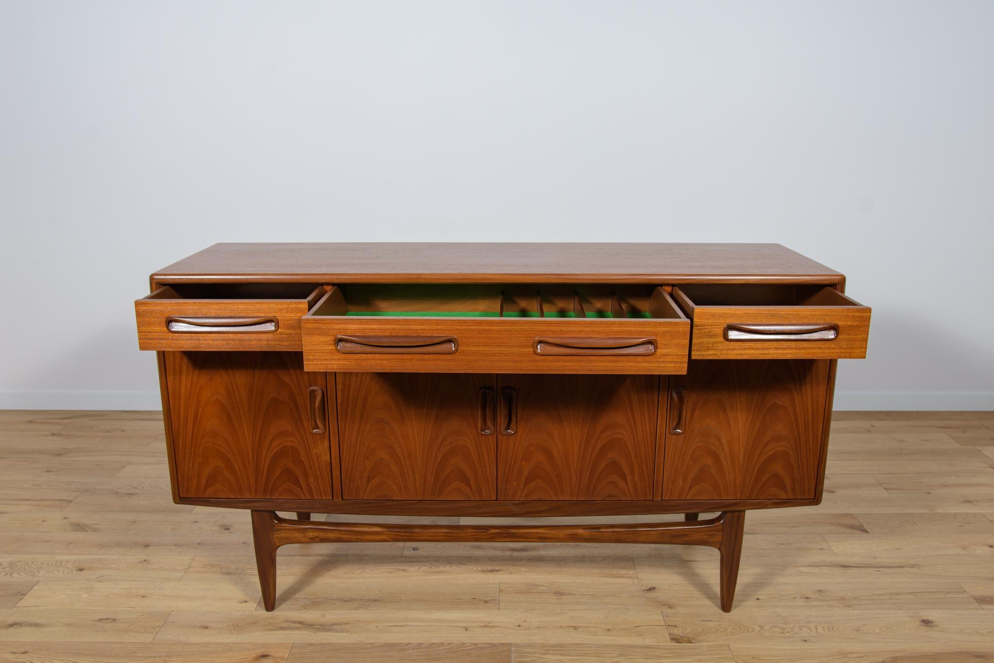 Mid-Century Teak Sideboard by Victor Wilkins for G-Plan, 1960s For Sale 1