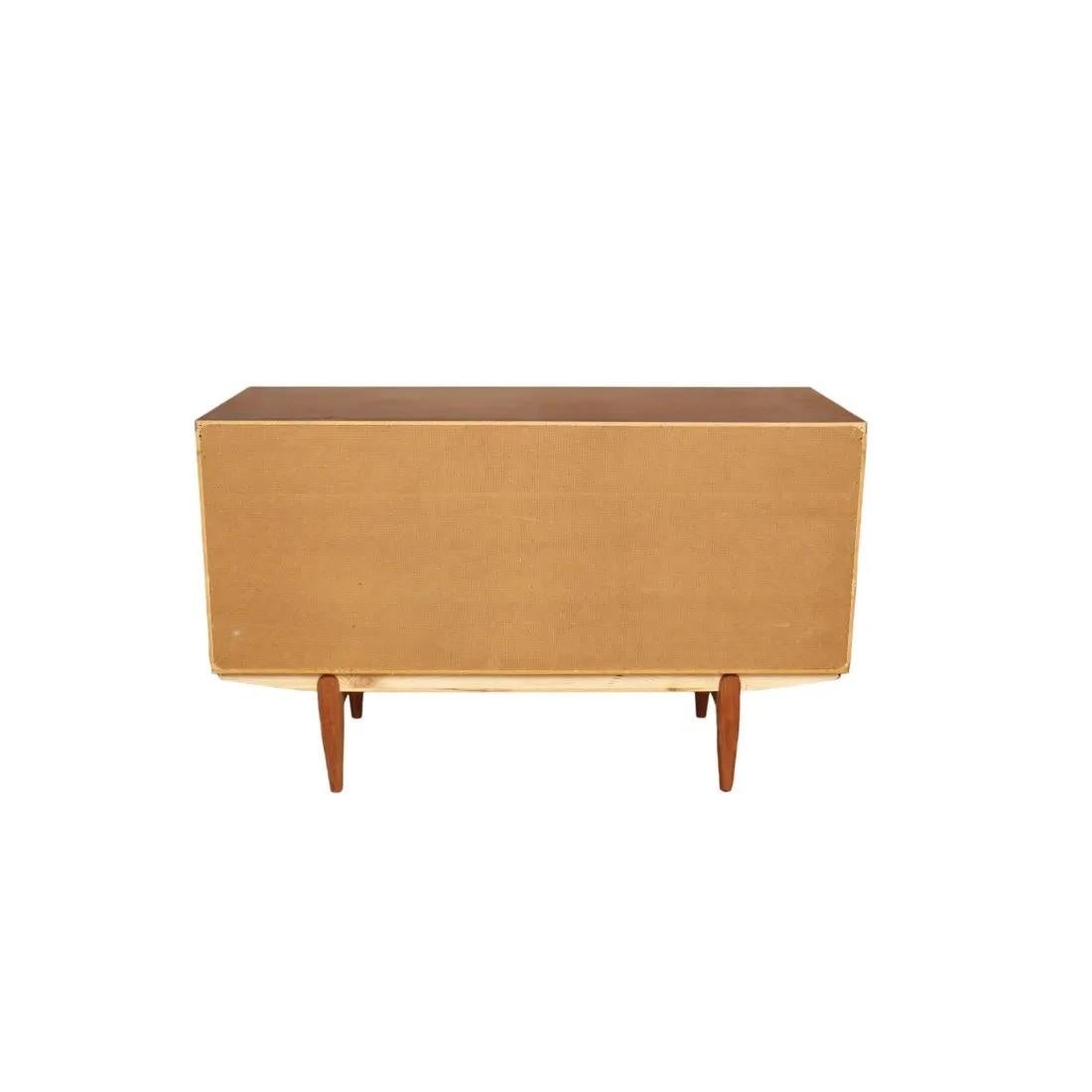 Mid Century Teak Sideboard In Good Condition In Hudson, NY