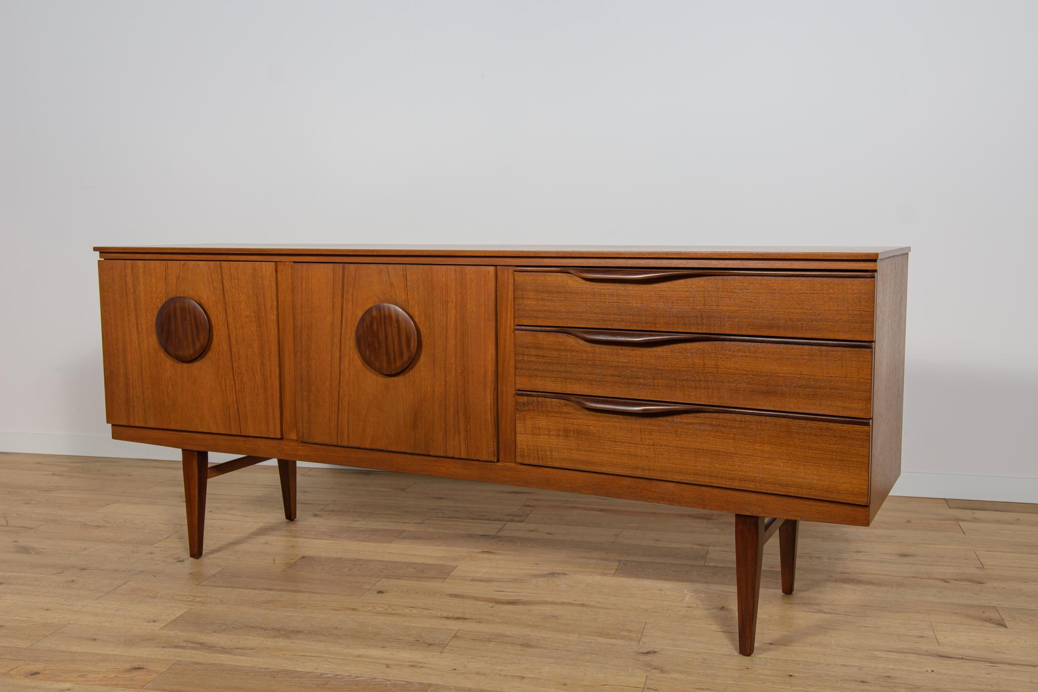 Mid-Century-Sideboard aus Teakholz von Beautility, United Knigdom, 1960er Jahre (Holzarbeit) im Angebot