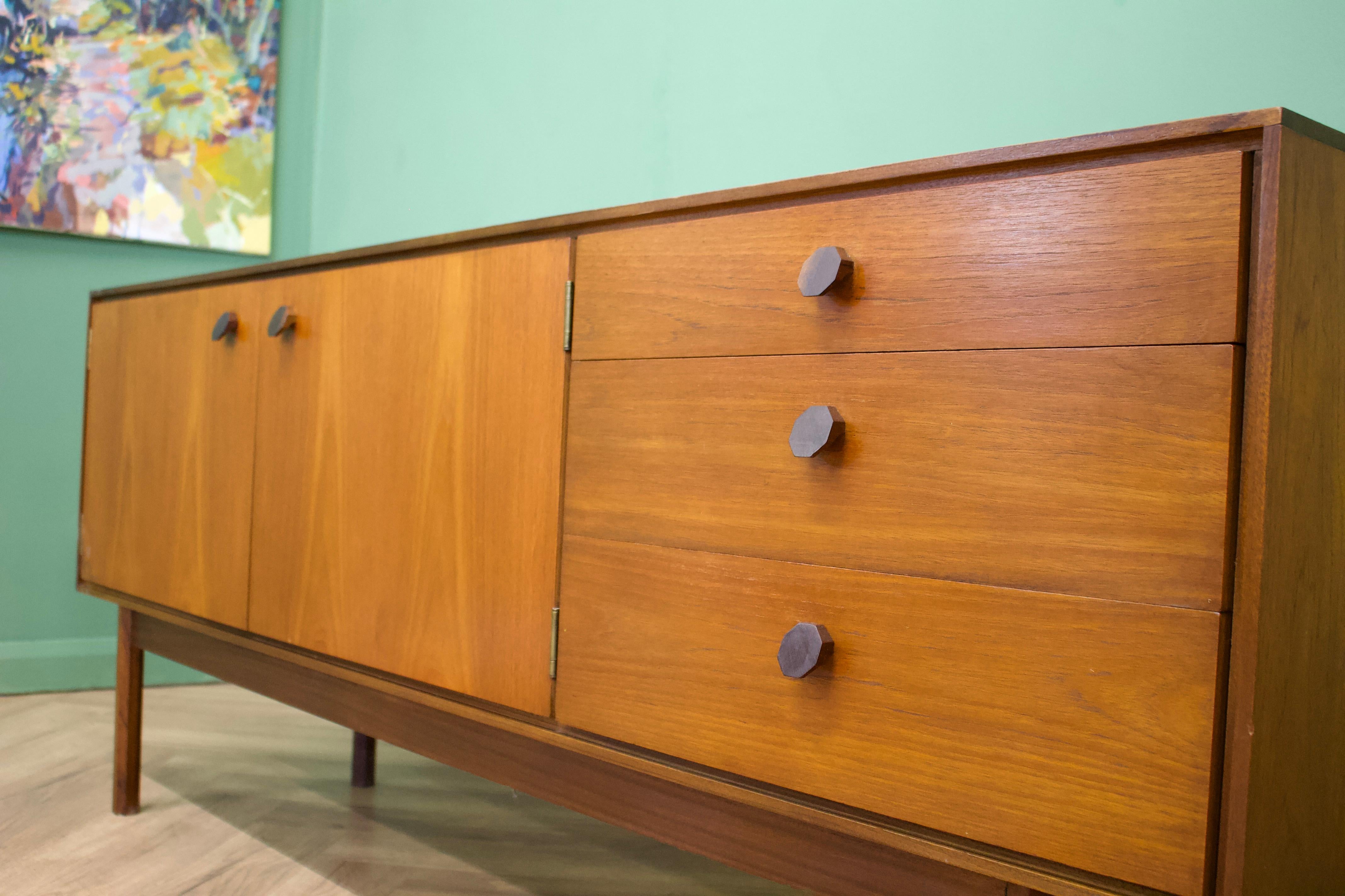 Mid-Century Teak Sideboard from Wrighton, 1960s In Good Condition In South Shields, GB