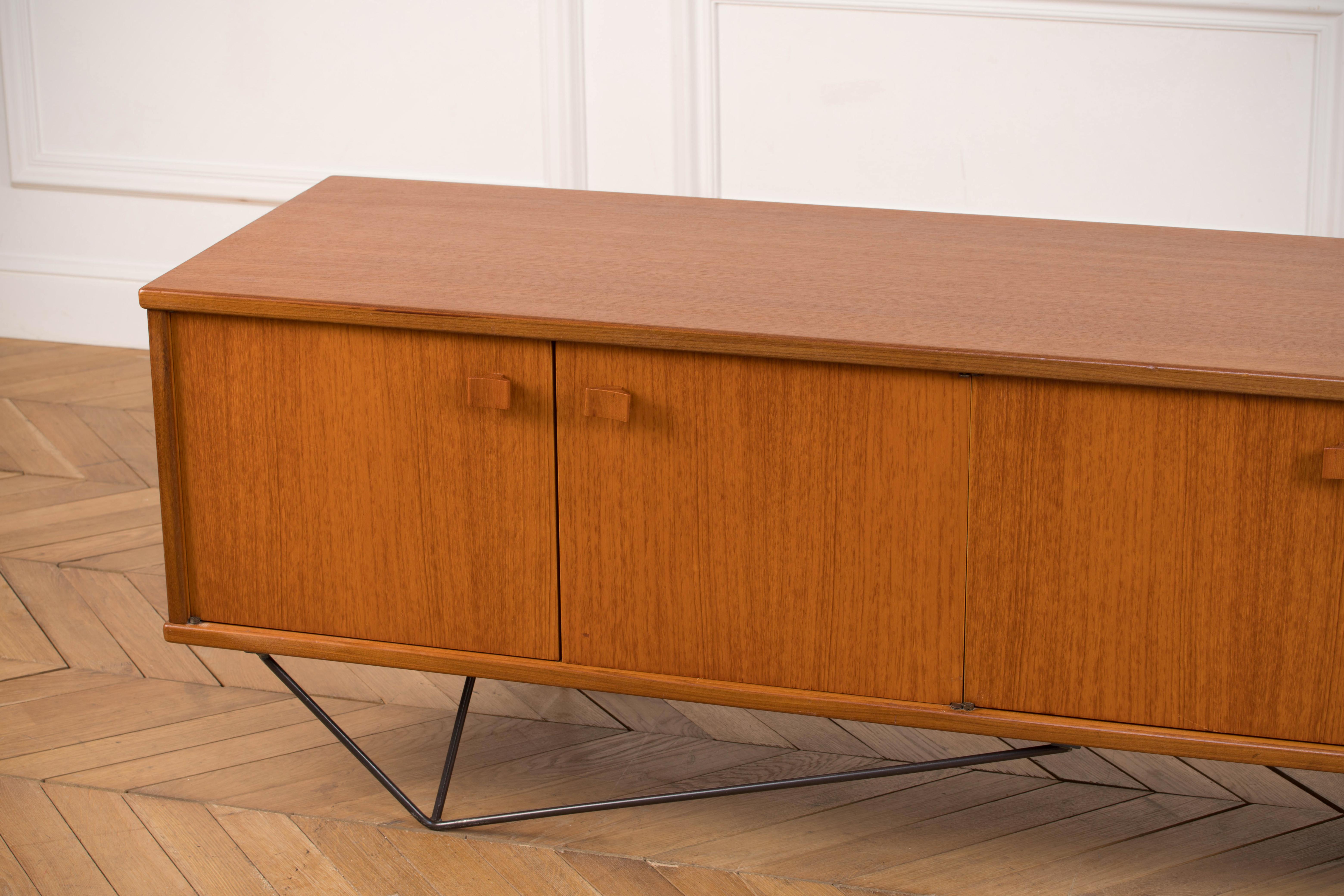 Midcentury Teak Sideboard, Germany, 1960s 4