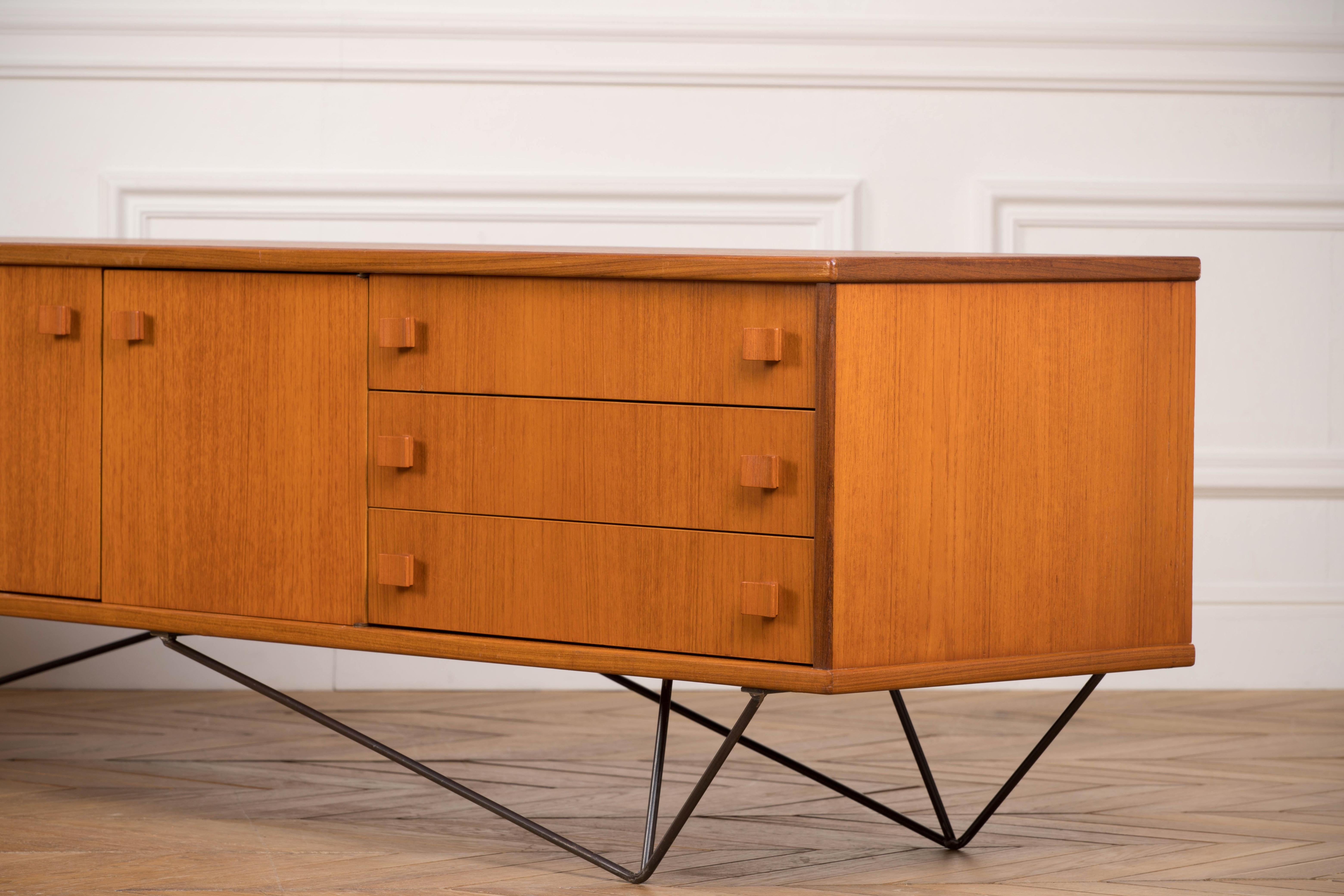 Midcentury Teak Sideboard, Germany, 1960s 6