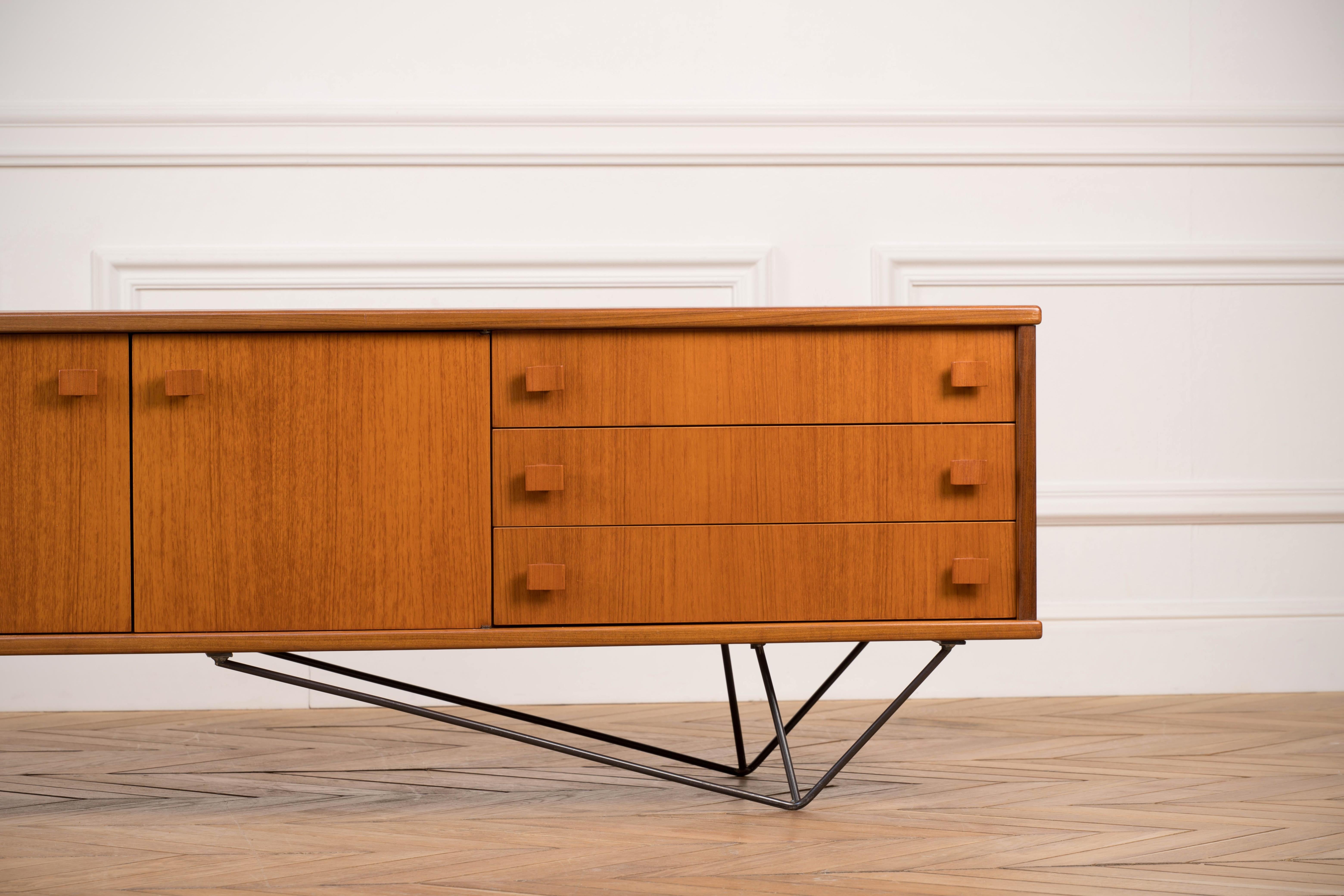 Midcentury Teak Sideboard, Germany, 1960s 2