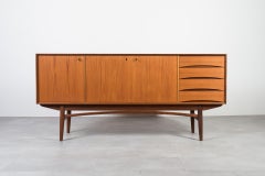 Mid Century Teak Sideboard, Norway, 1960s, Gustav Bahus Style, Fully Restored