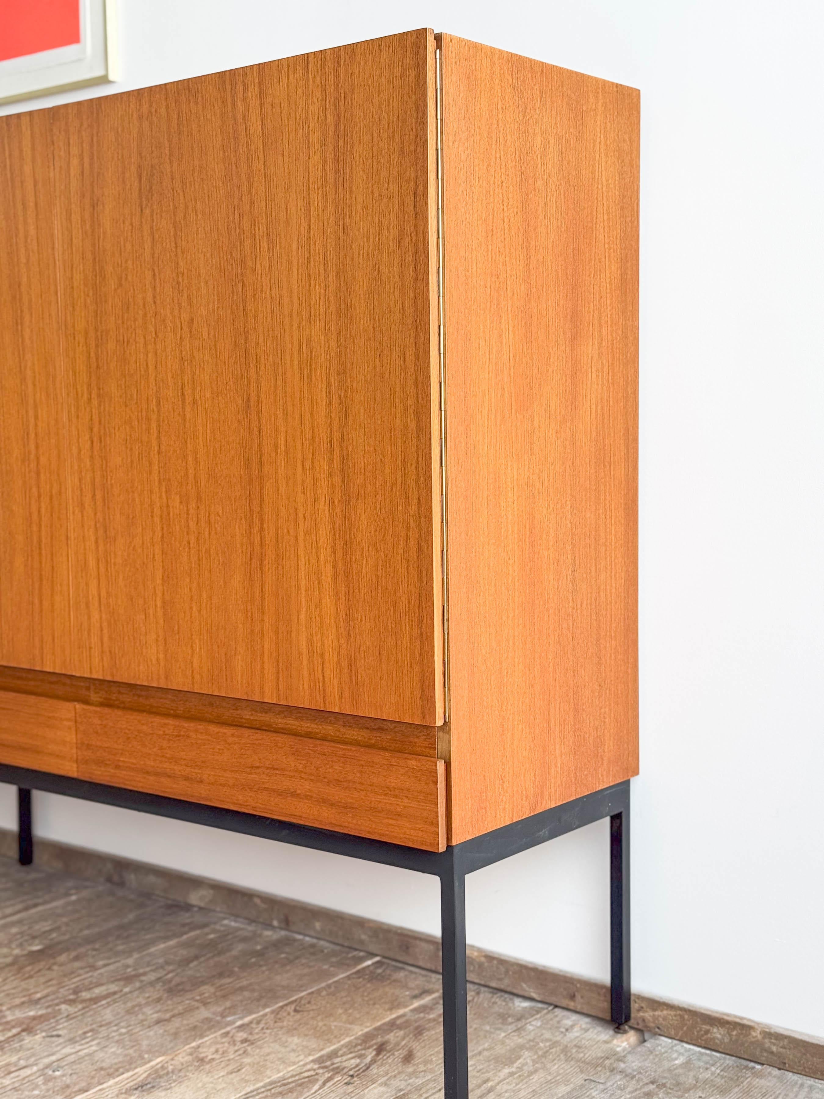 Mid Century Teak Sideboard or Credenza B60 by Dieter Waeckerlin, Behr, Germany For Sale 4