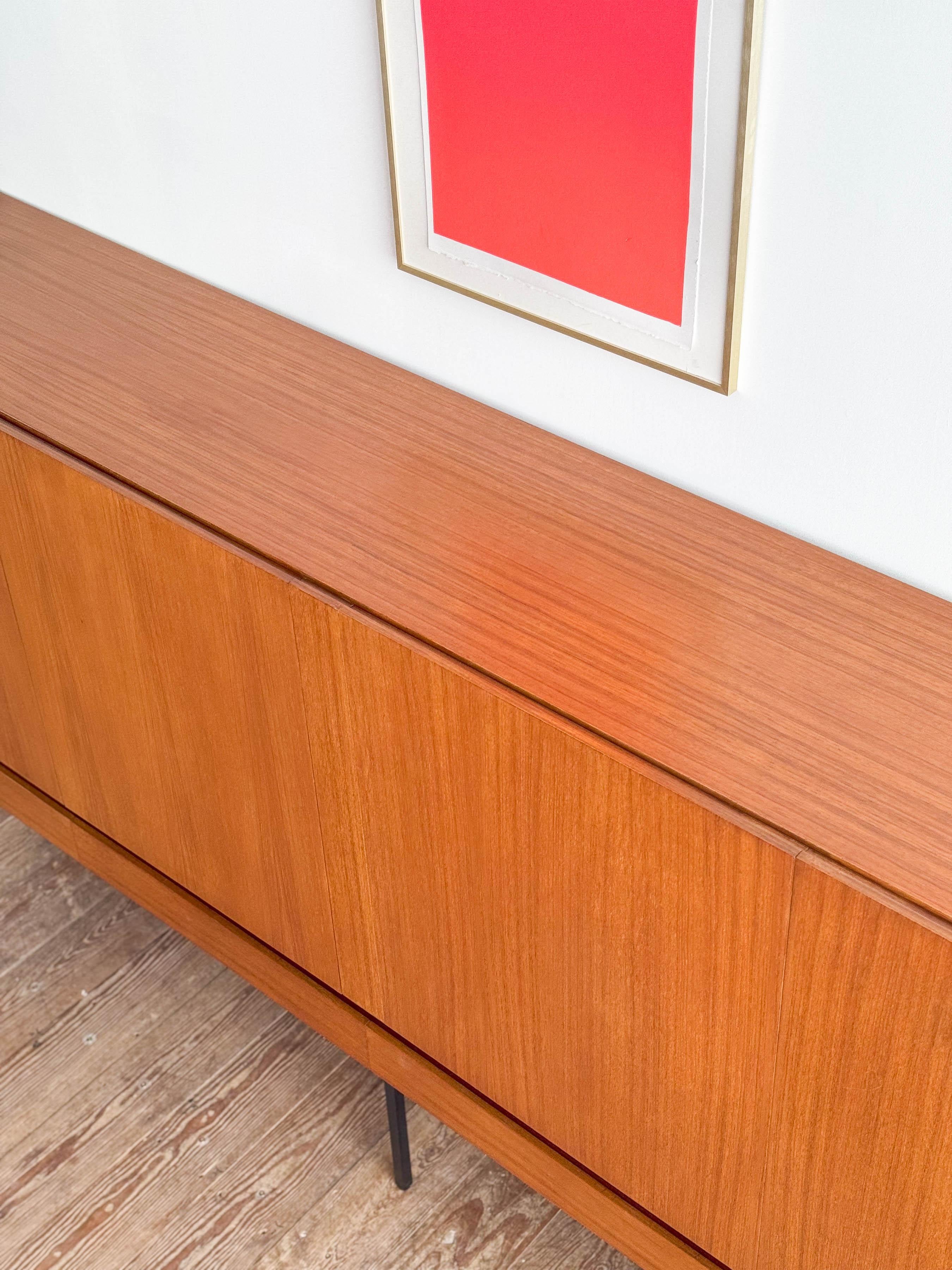 Mid Century Teak Sideboard or Credenza B60 by Dieter Waeckerlin, Behr, Germany For Sale 6