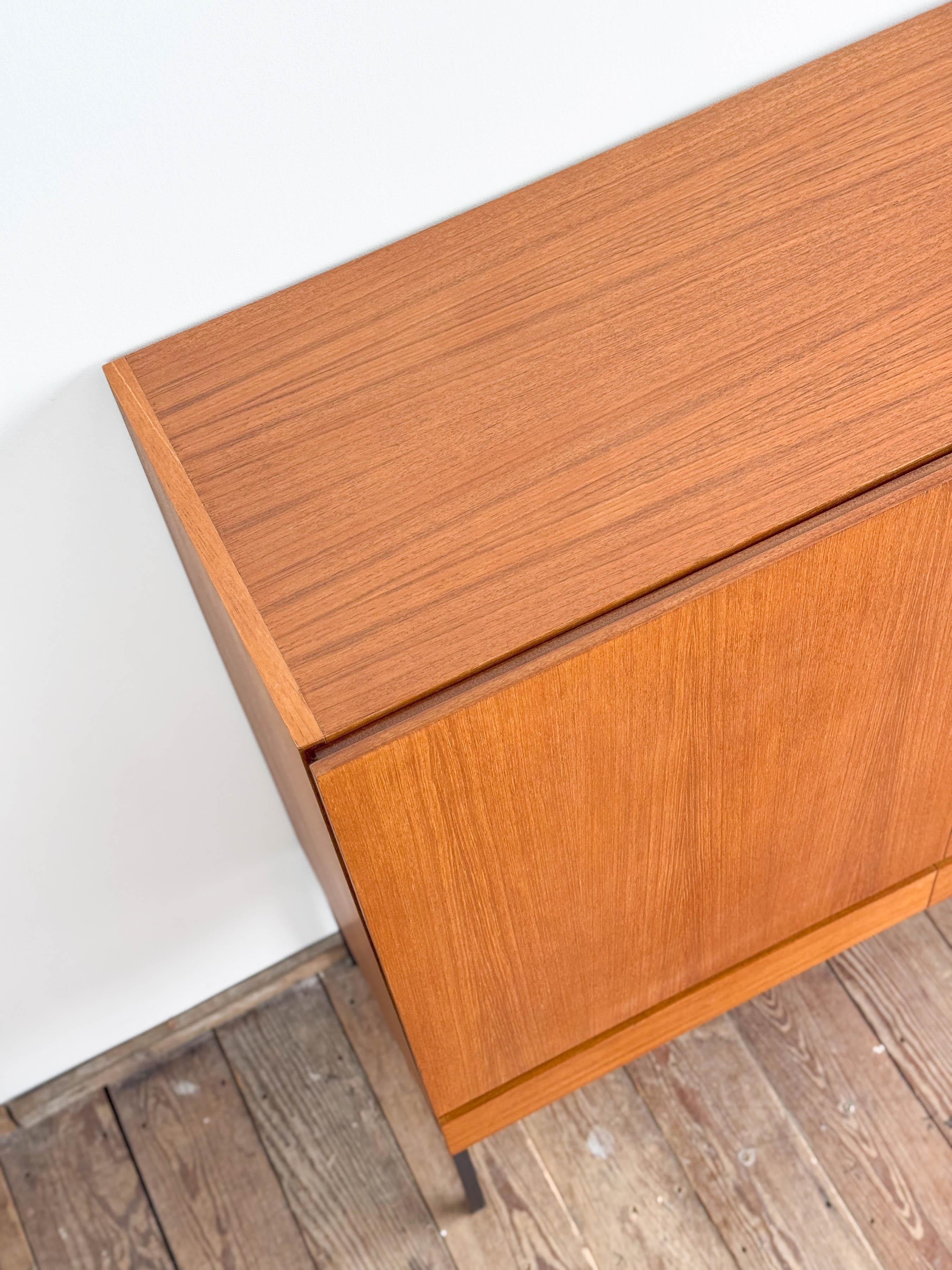 Mid Century Teak Sideboard or Credenza B60 by Dieter Waeckerlin, Behr, Germany For Sale 7