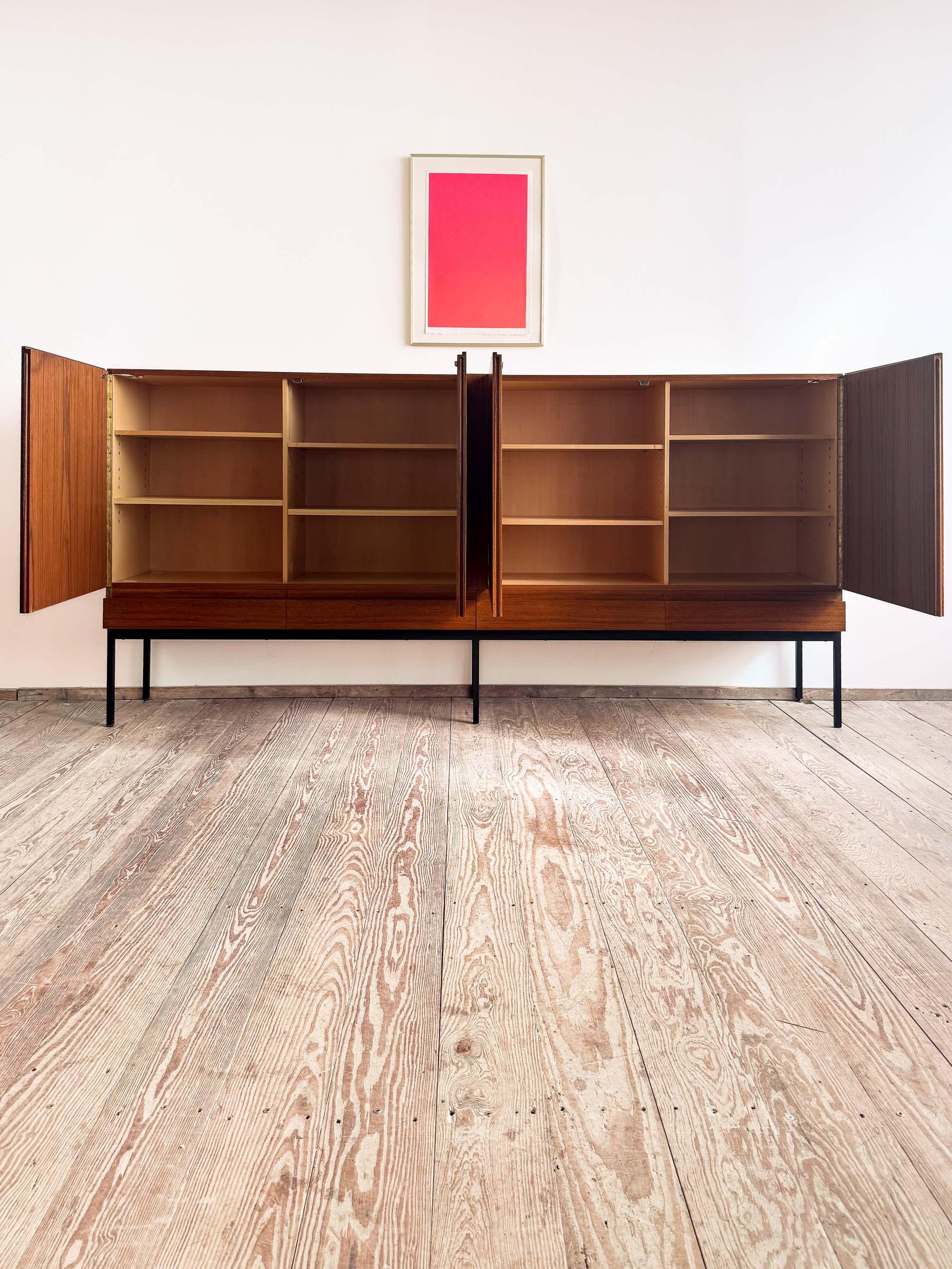 Mid-Century Modern Mid Century Teak Sideboard or Credenza B60 by Dieter Waeckerlin, Behr, Germany For Sale