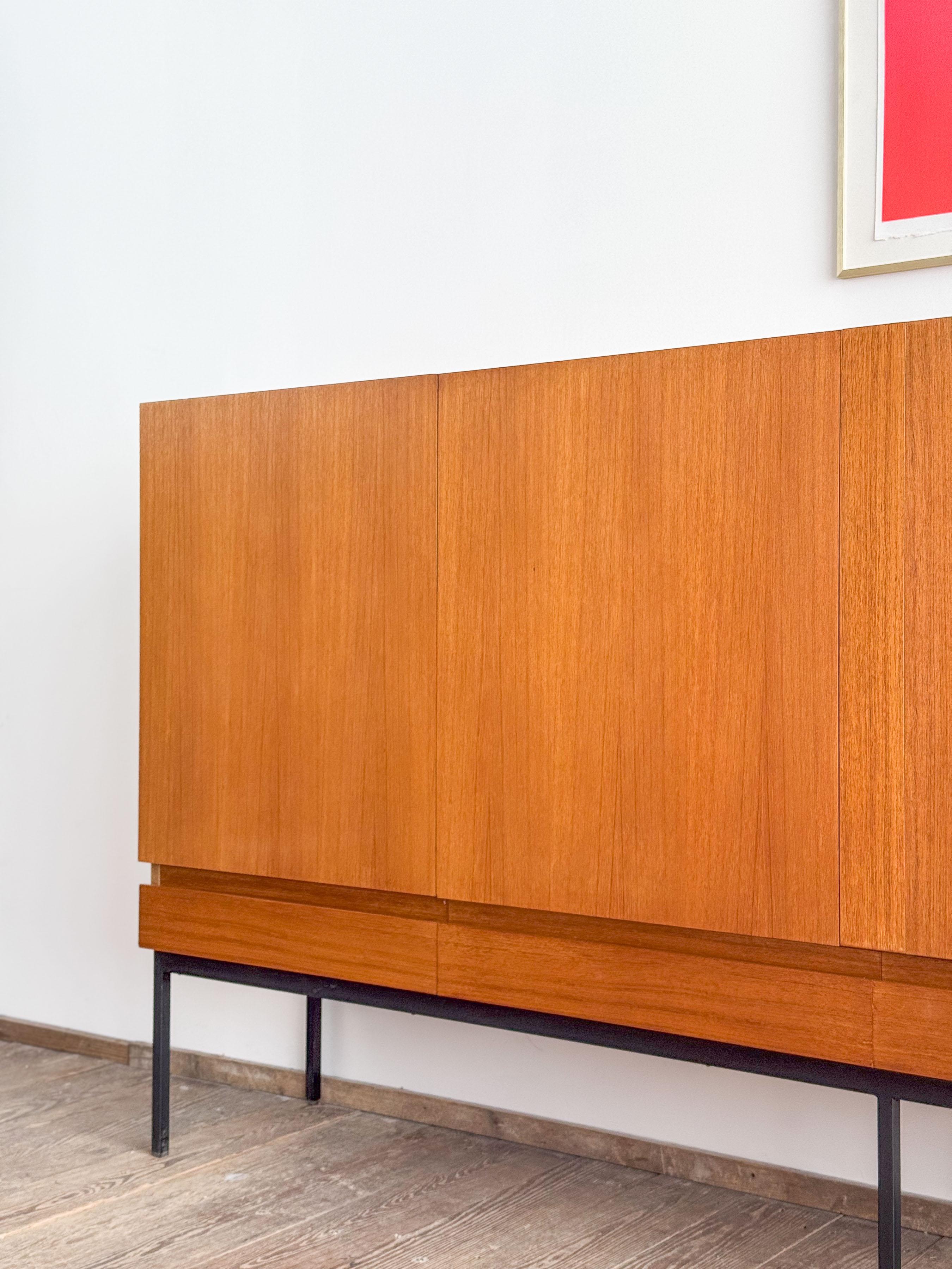 Mid Century Teak Sideboard or Credenza B60 by Dieter Waeckerlin, Behr, Germany For Sale 3