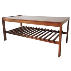 Vintage Midcentury Teak Slatted Coffee Table by Myer, 1960s