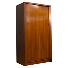 Mid Century Teak Sliding Door Wardrobe from Austinsuite, 1960s