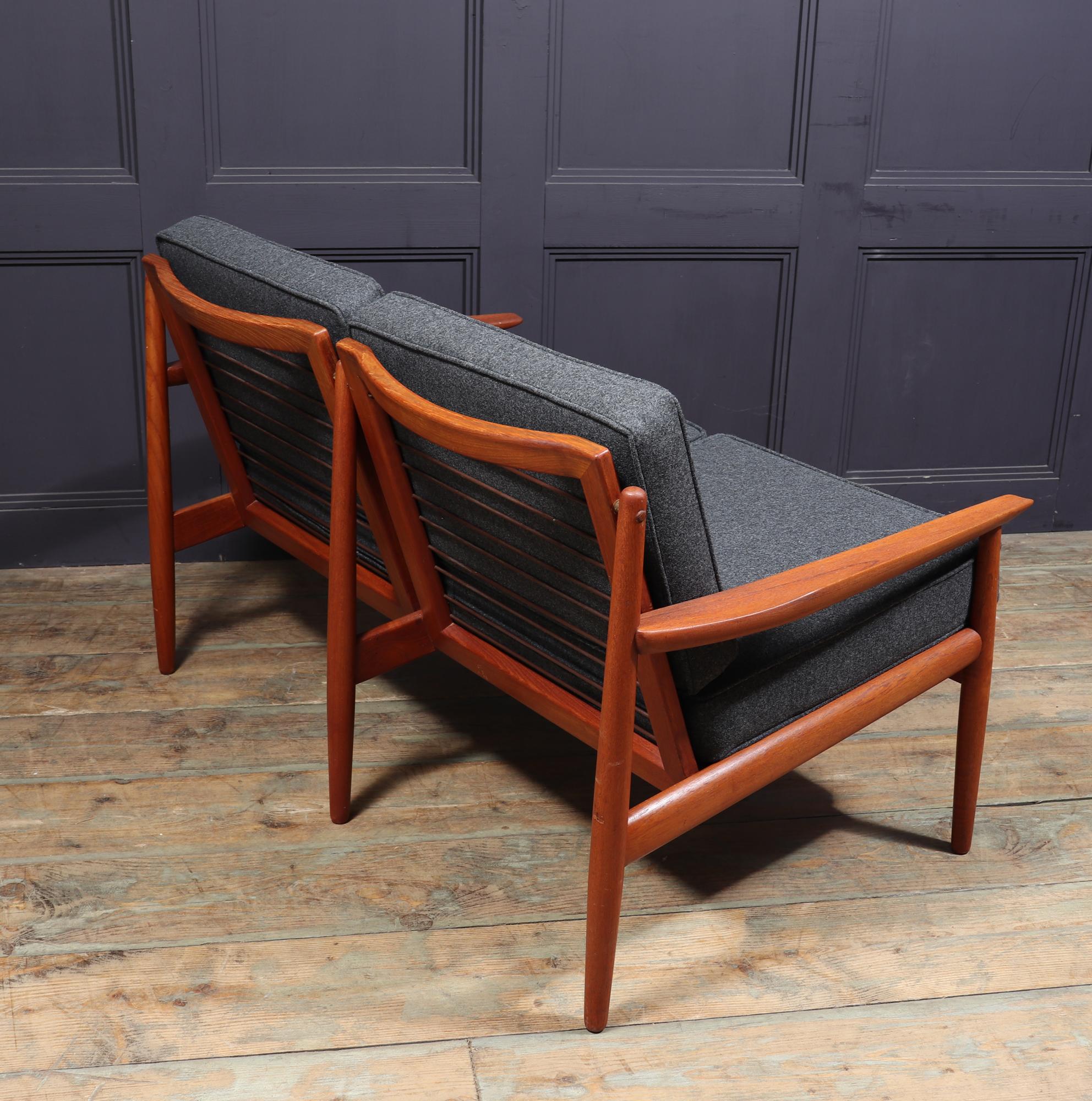20th Century Midcentury Teak Sofa by Arne Vodder For Sale