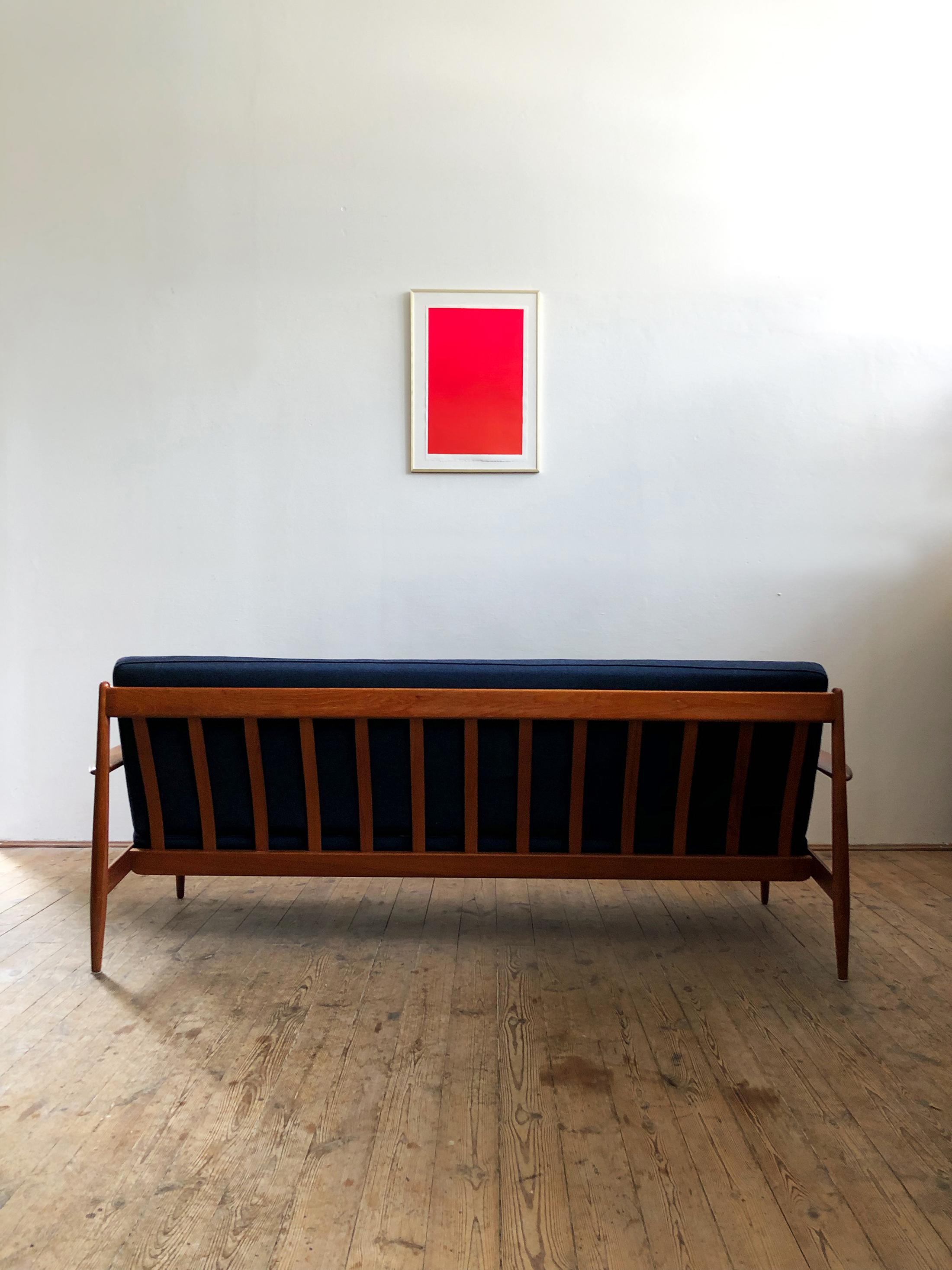 Danish Midcentury Teak Sofa by Grete Jalk for France & Daverkosen