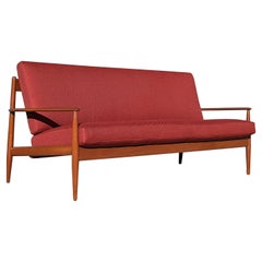 Divano in teak di metà secolo di Grete Jalk per France & Søn, anni Cinquanta del secolo scorso