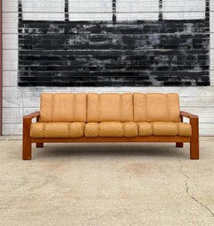 Mid-Century Teak Sofa by H.W. Klein for Bramin