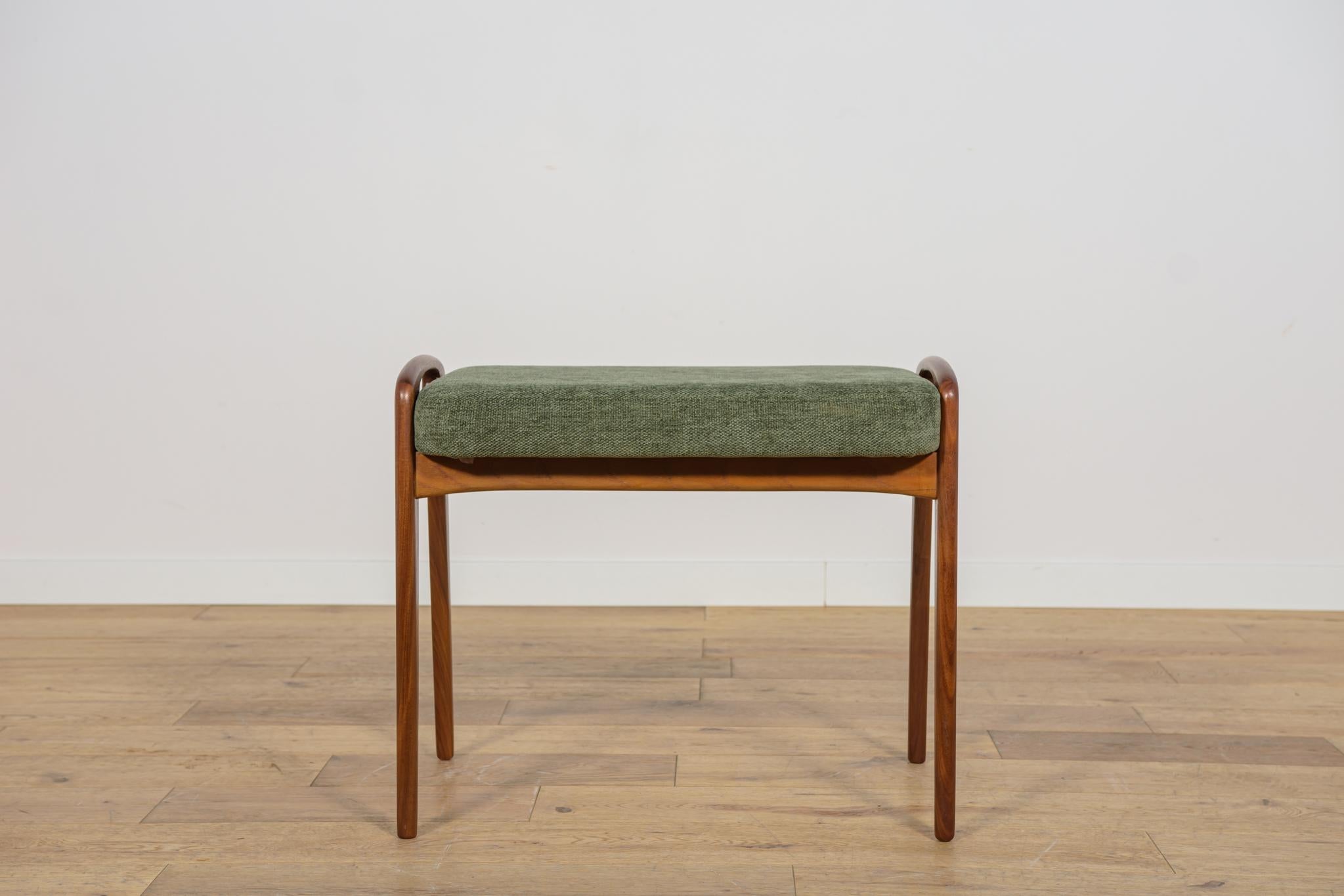 Mid-Century moderno Sgabello in teak del Medioevo, Danimarca, anni '60 in vendita