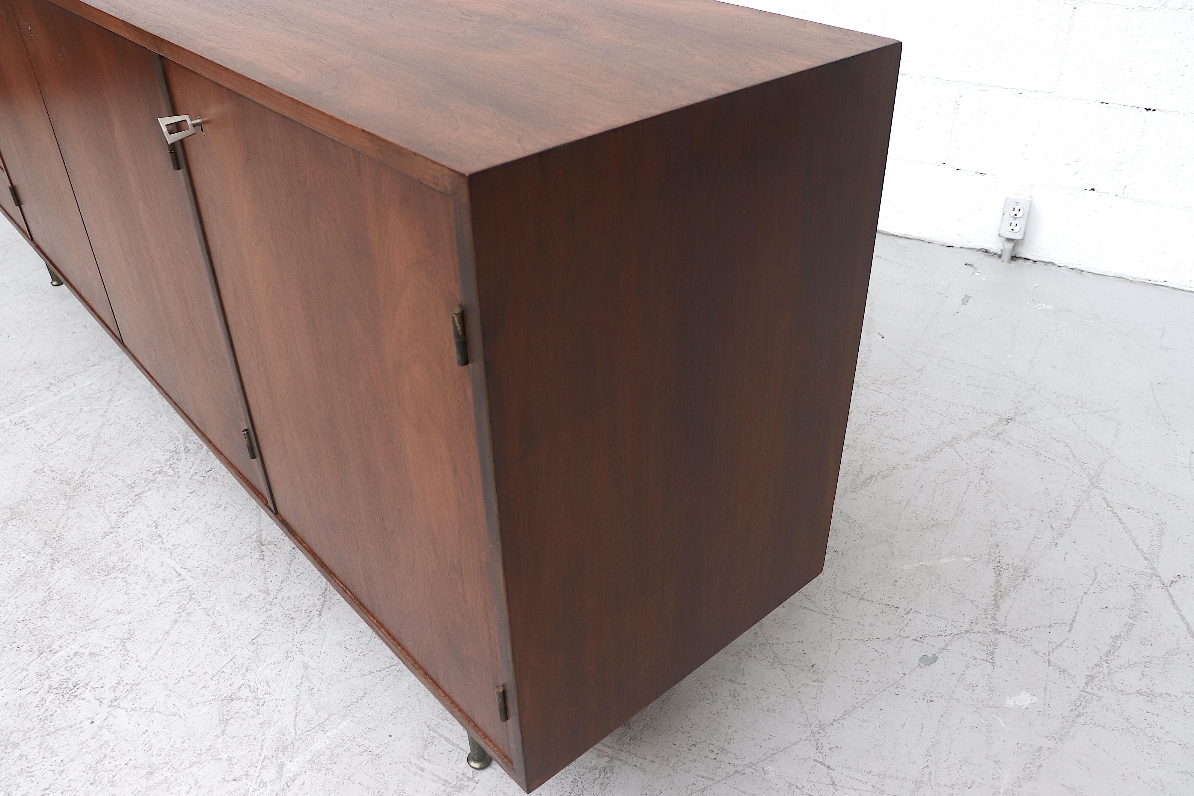 Mid-century Teak Streamline Credenza 6