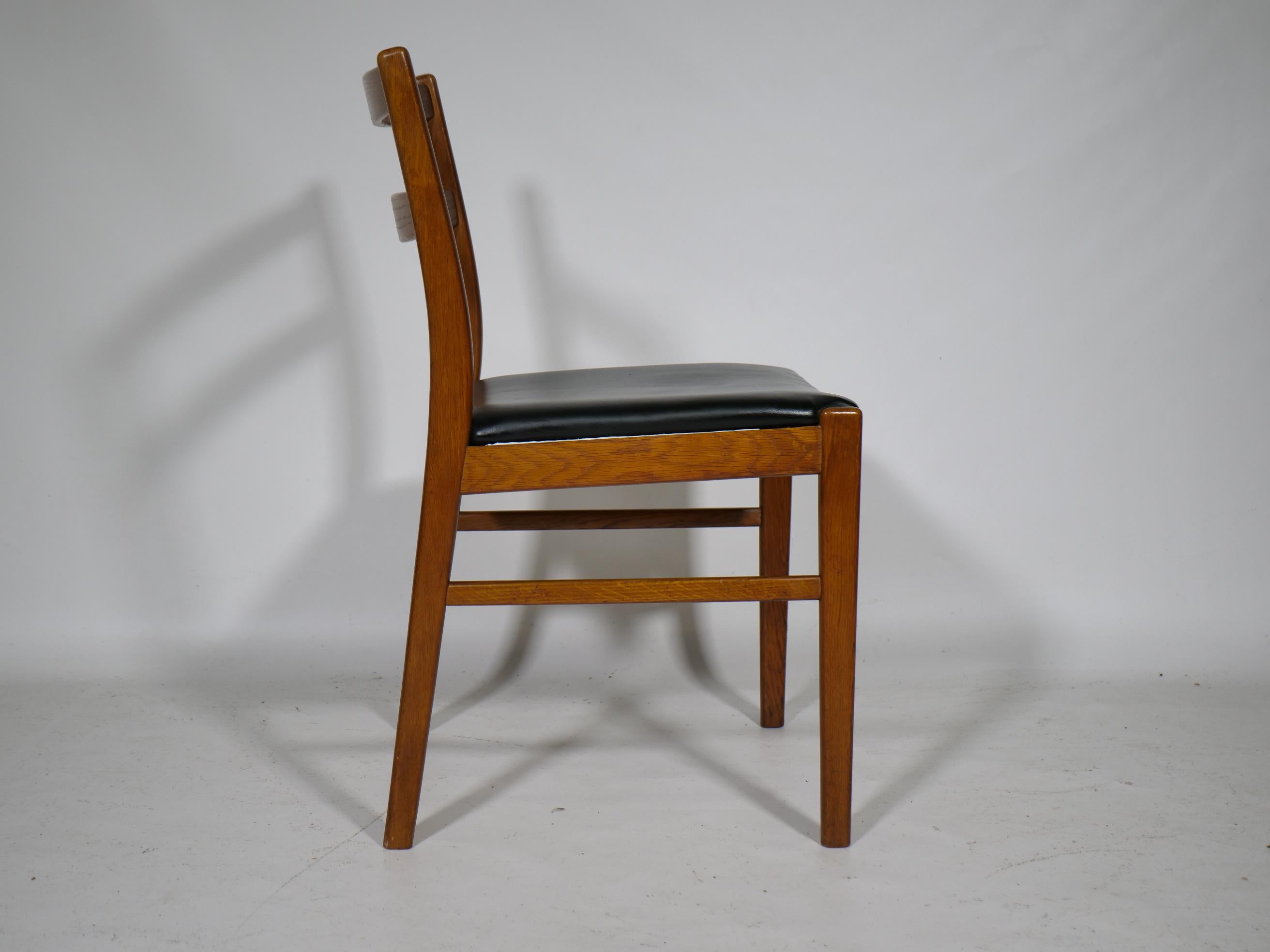 Mid-Century Teakholz Stühle Aus Schweden Satz von 4, 1960er im Angebot 2