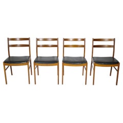 Ensemble de 4 Stühle Aus Schweden en teck, 1960er