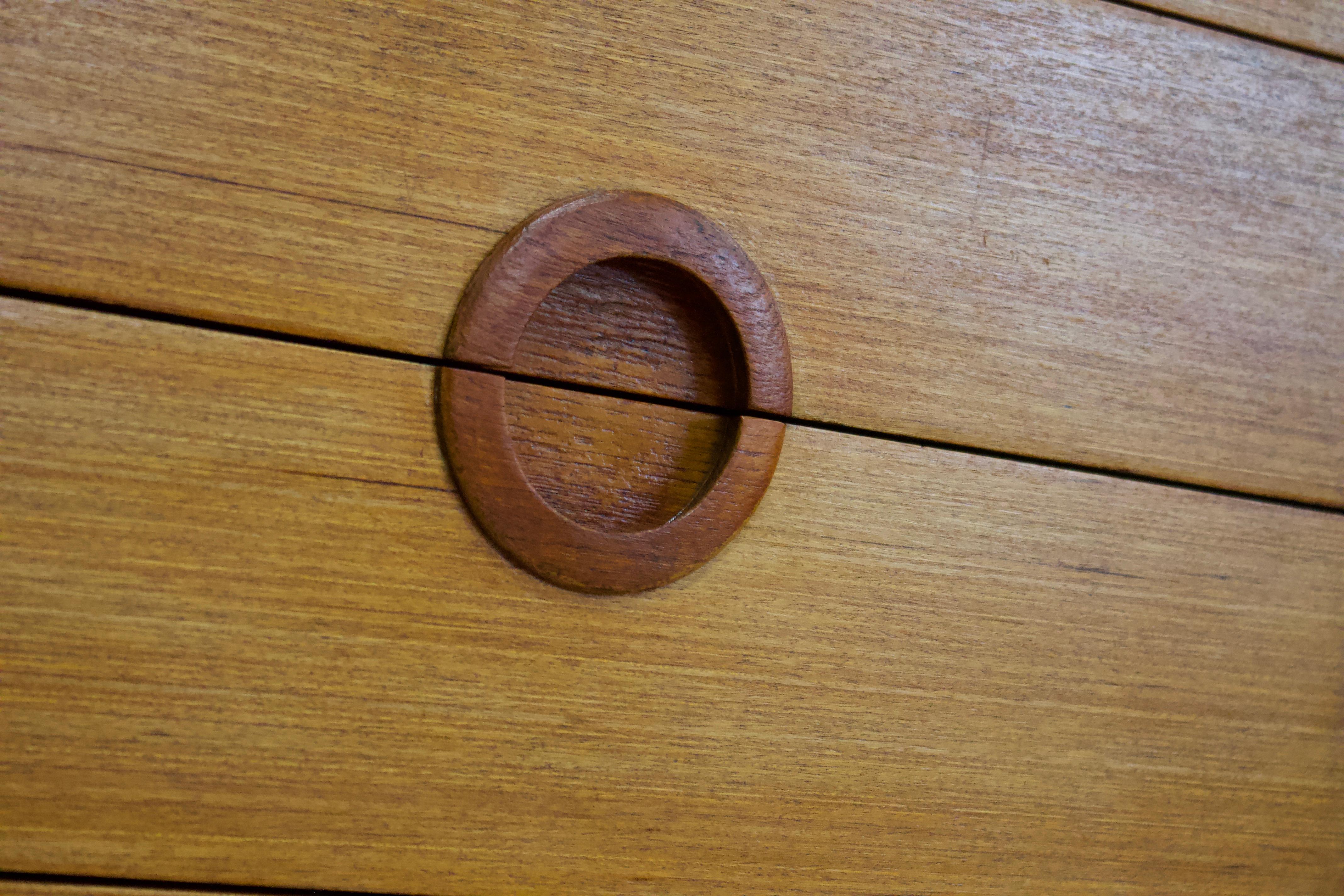 Veneer Midcentury Teak Tallboy Chest of Drawers, 1960s