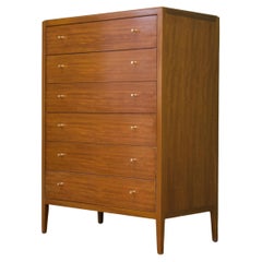 Vintage Mid-Century Teak Tallboy Chest of Drawers by Heals from Loughborough, 1960s