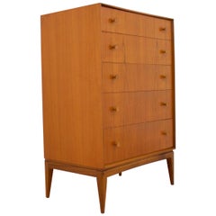 Midcentury Teak Tallboy Chest of Drawers from McIntosh, 1960s