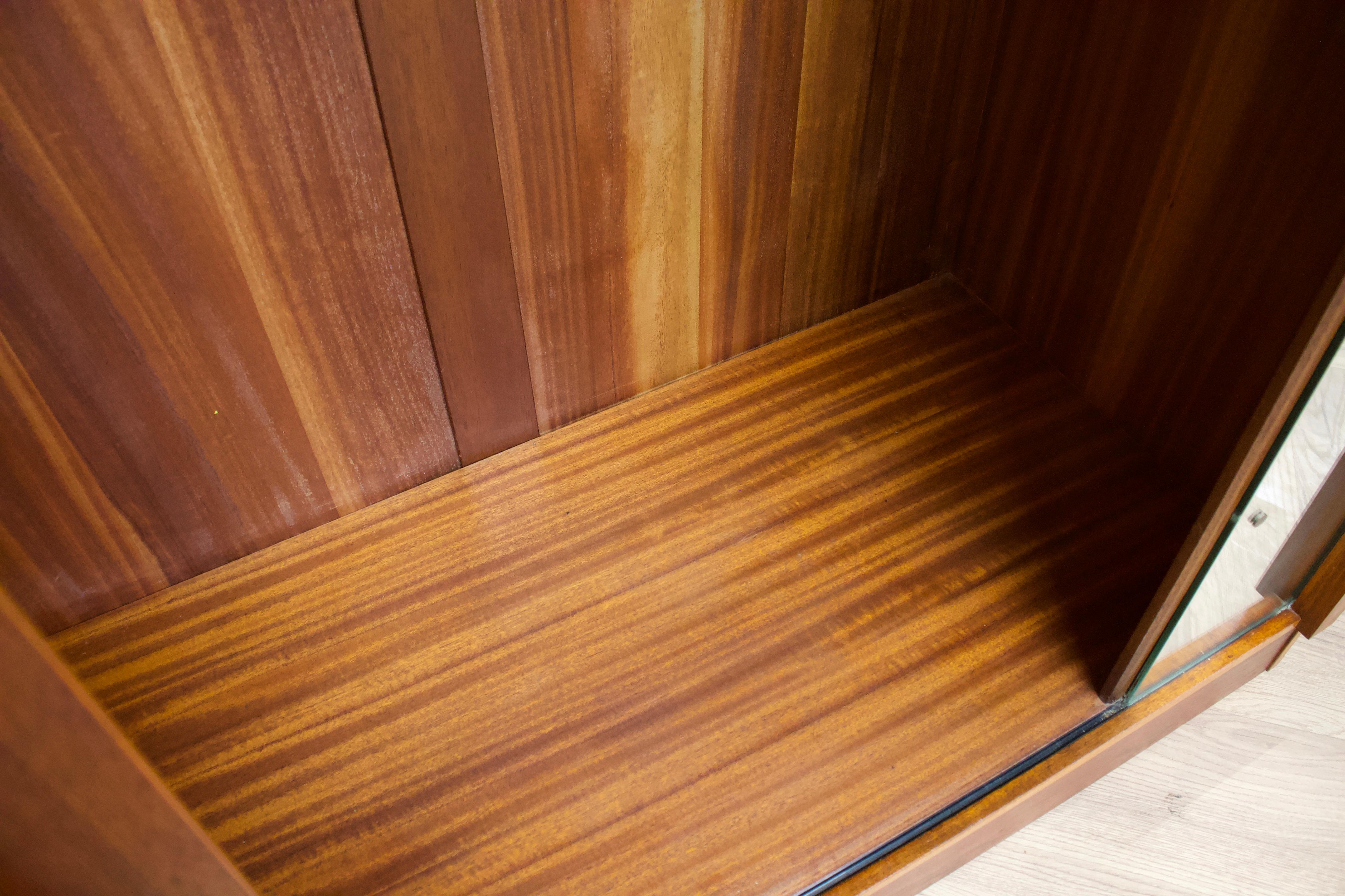 Mid Century Teak Tambour Wardrobe from Austinsuite, 1960s 1