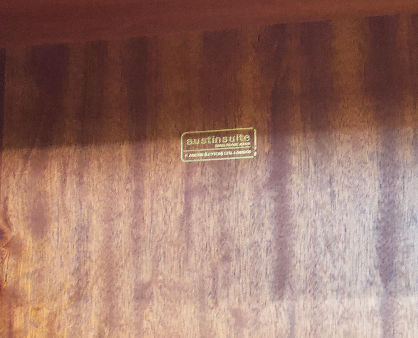 Mid Century Teak Tambour Wardrobe from Austinsuite, 1960s 1